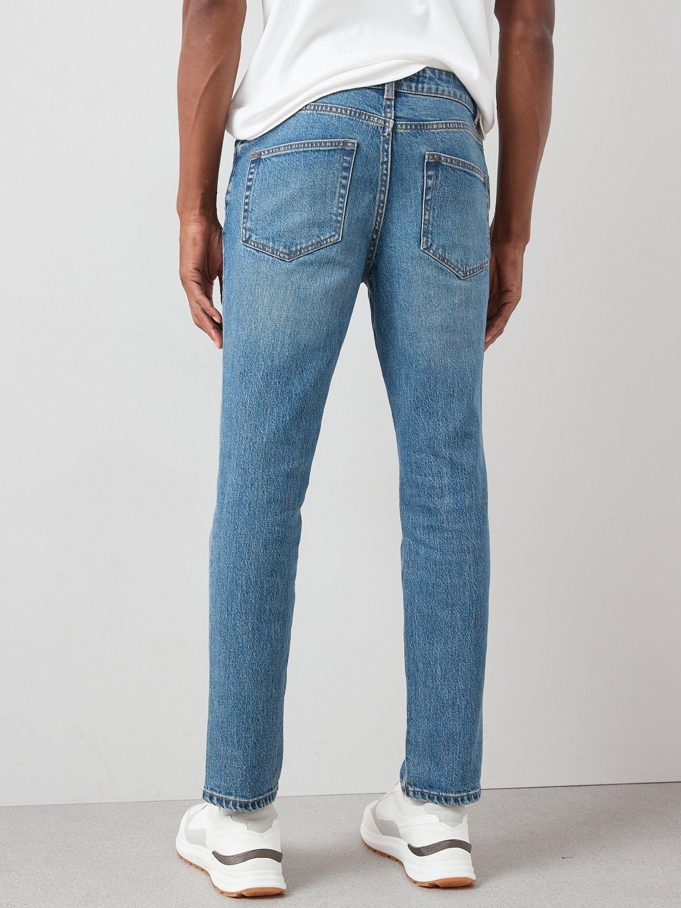 Image 2 of 7 of The Very Collection Premium Slim Fit Jeans With Stretch - Blue Wash