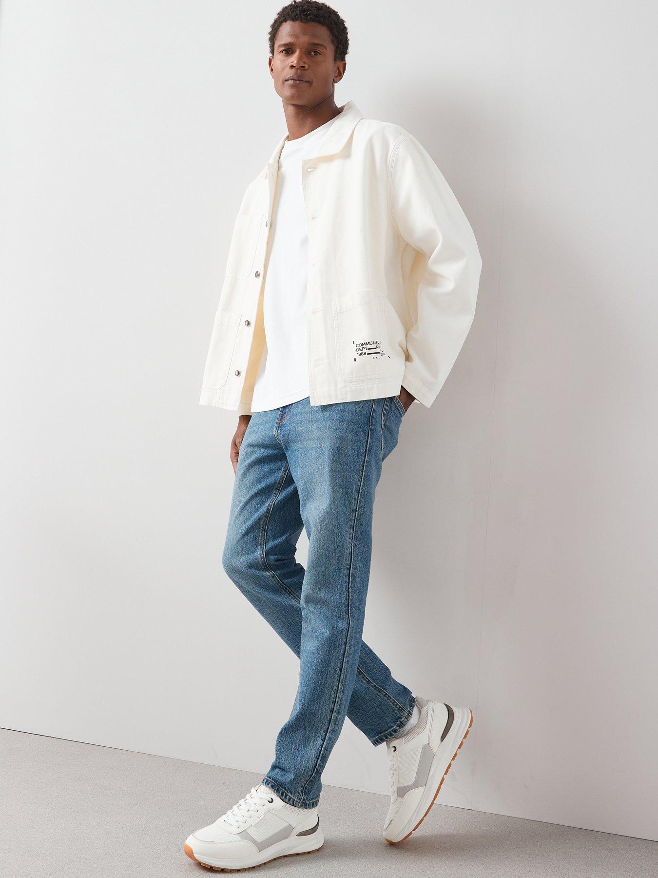Image 6 of 7 of The Very Collection Premium Slim Fit Jeans With Stretch - Blue Wash
