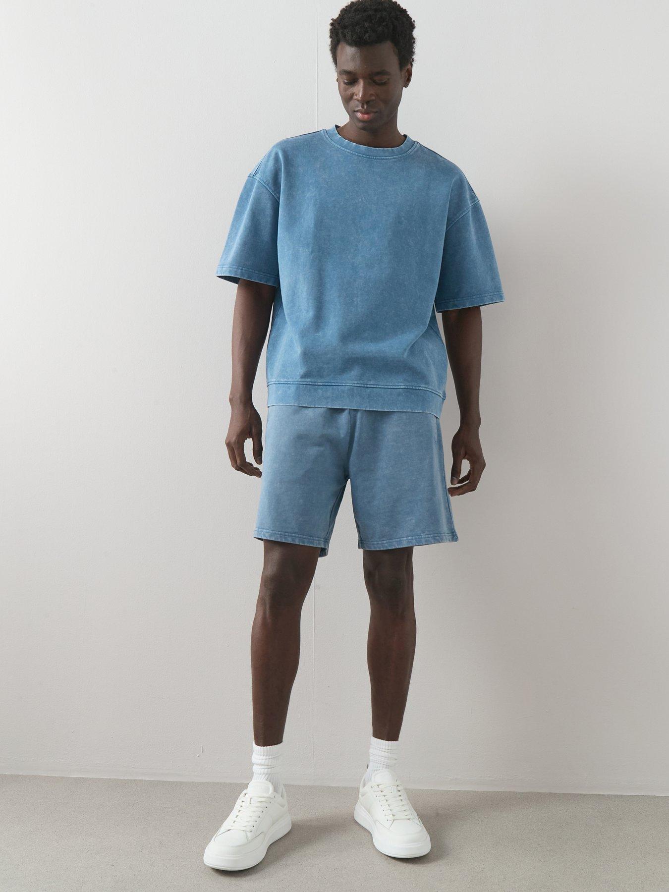 Image 3 of 6 of Very Man Washed Heavyweight Tee - Blue