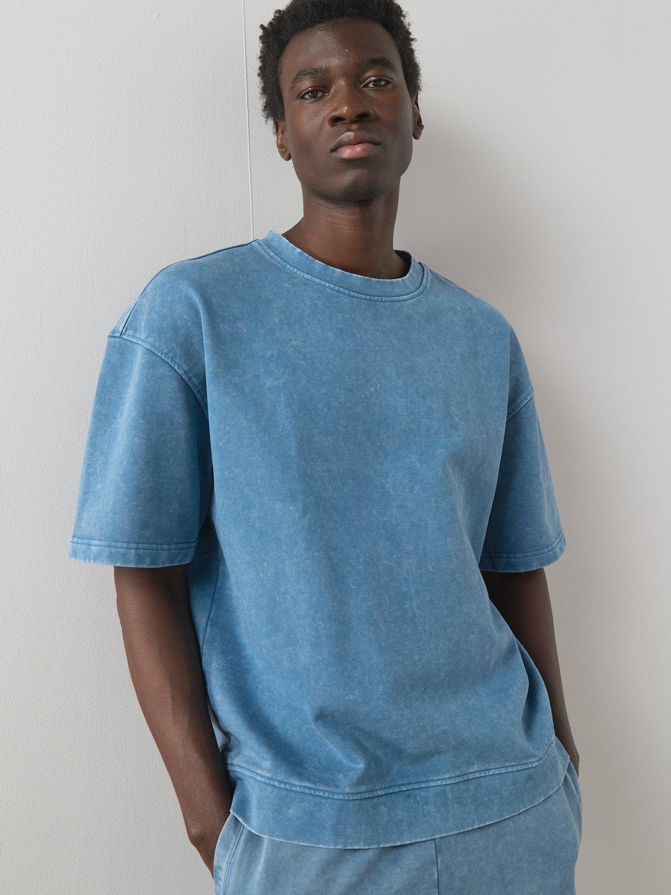 Image 5 of 6 of Very Man Washed Heavyweight Tee - Blue