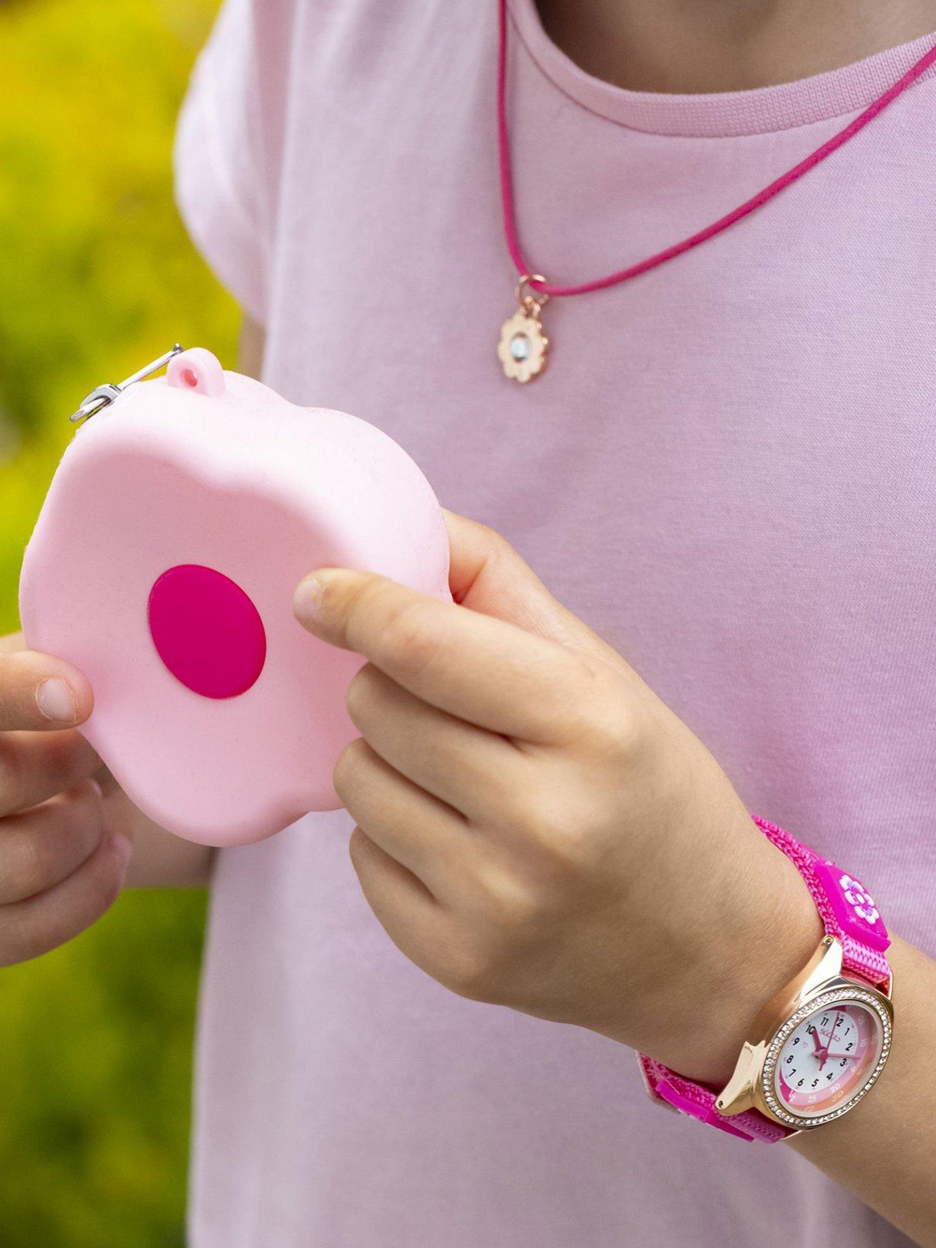 Image 2 of 7 of Tikkers Tikkers Pink Flower Watch, Necklace and Purse Gift Set