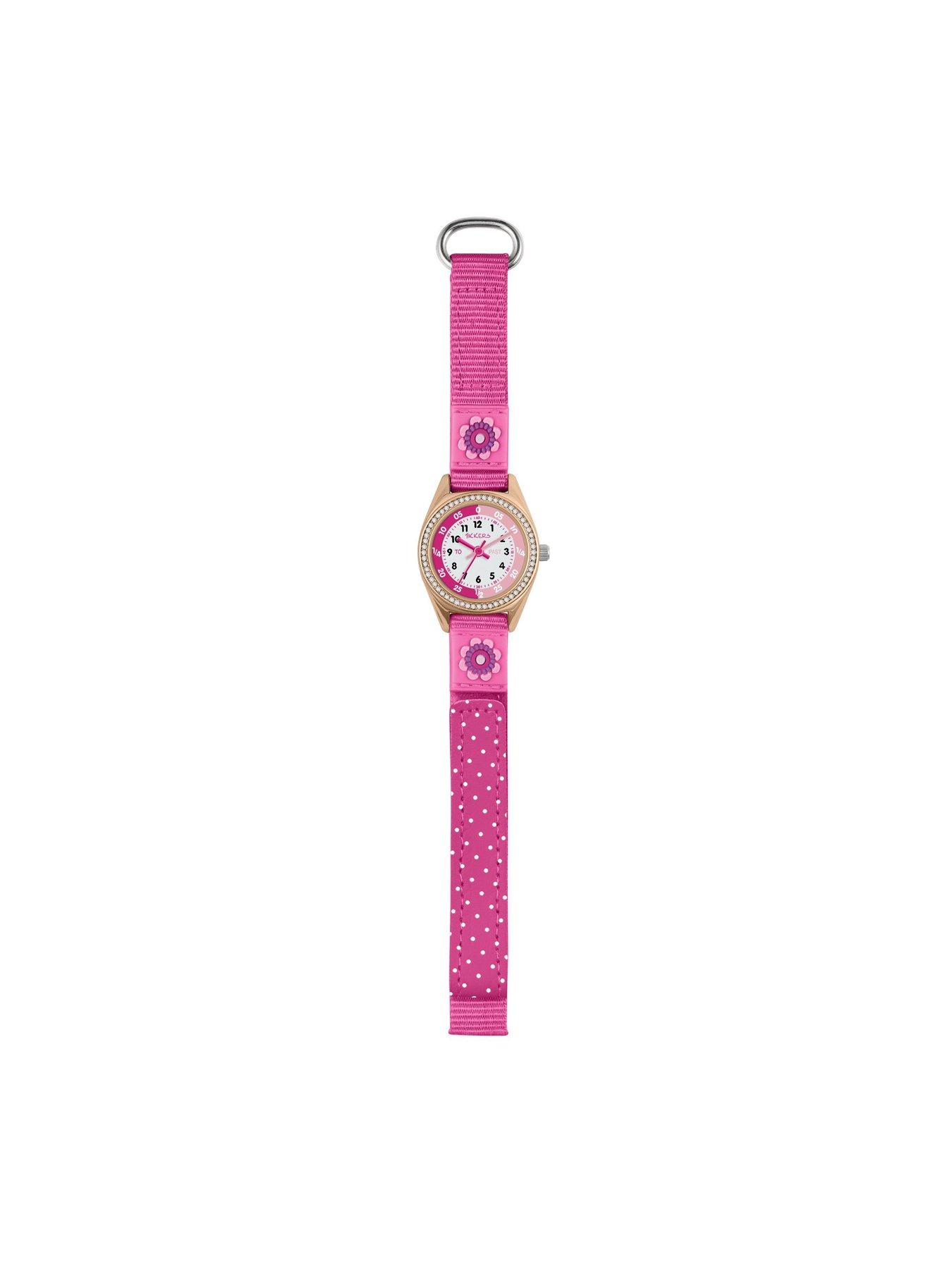 Image 4 of 7 of Tikkers Tikkers Pink Flower Watch, Necklace and Purse Gift Set