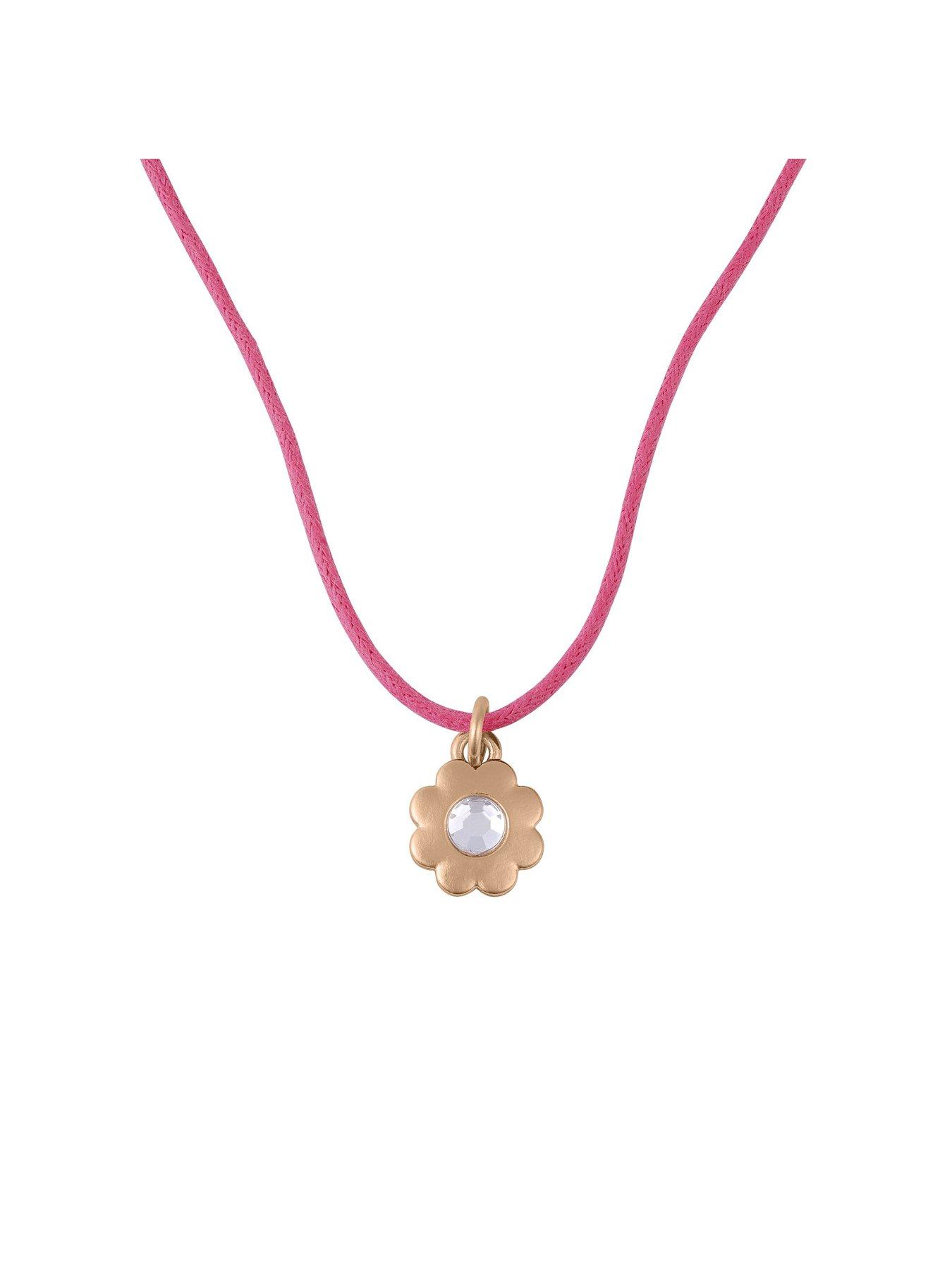 Image 5 of 7 of Tikkers Tikkers Pink Flower Watch, Necklace and Purse Gift Set