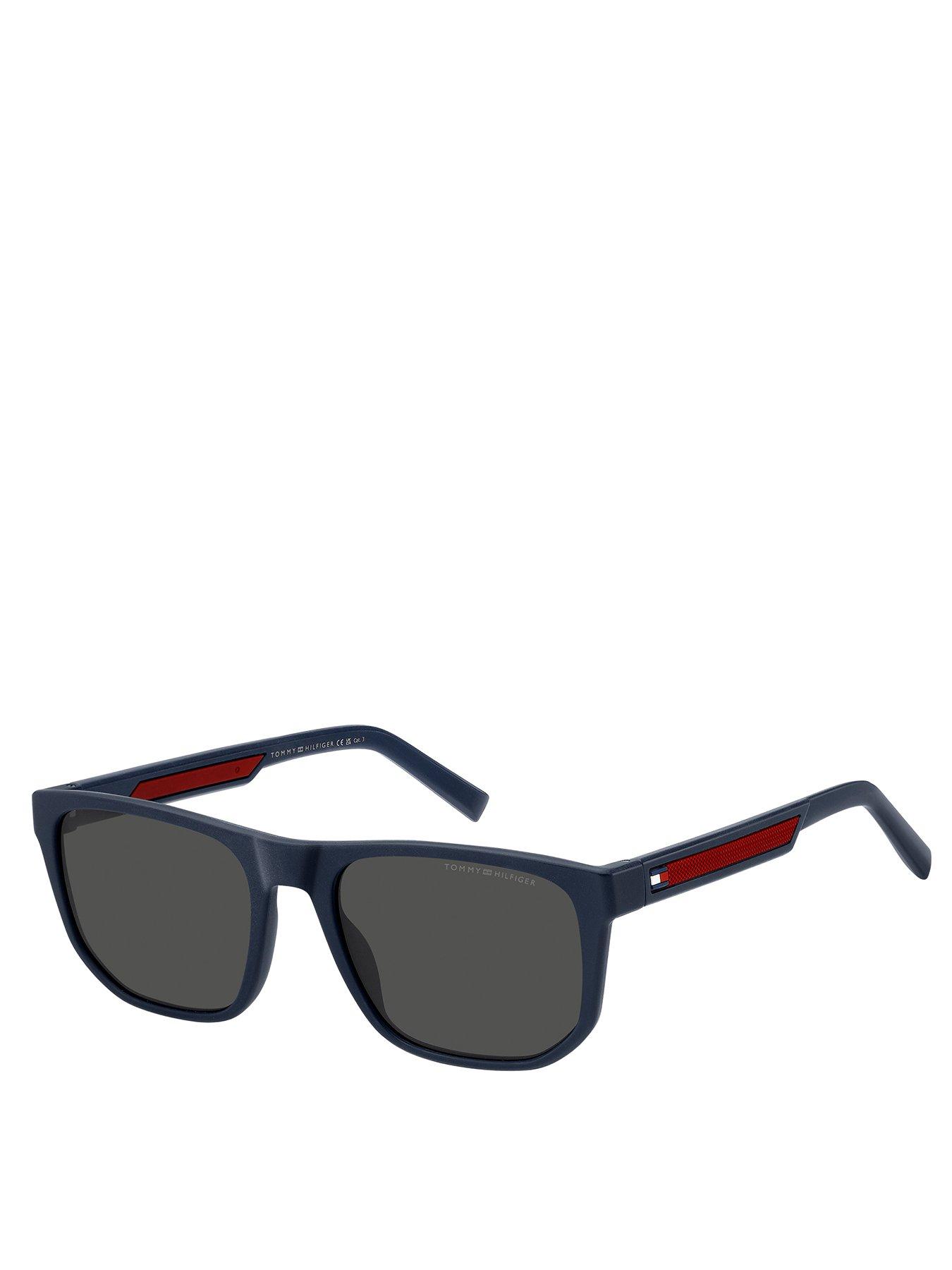 undefined Tommy Hilfiger Logo Rectangular Sunglasses