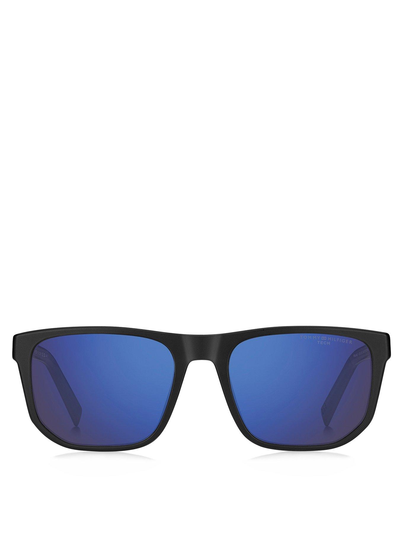 tommy-hilfiger-tommy-hilfiger-blue-ml-sqaure-sunglassesoutfit