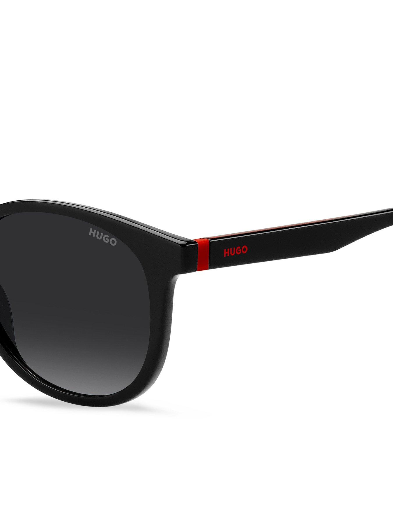 Image 4 of 4 of HUGO Black Sf Square Sunglasses