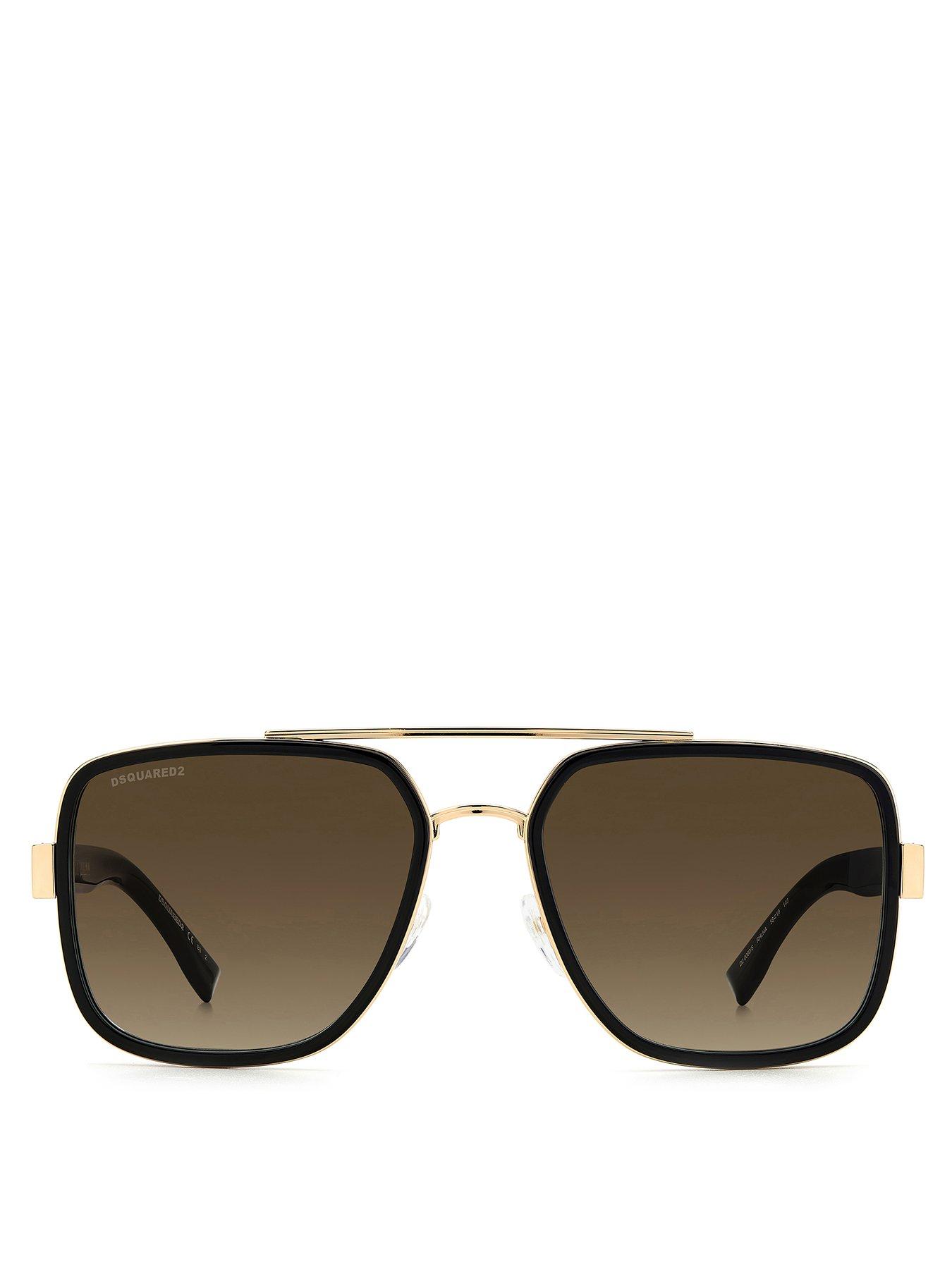 dsquared2-dsquared2-brown-sqaure-double-bridge-sunglassesoutfit