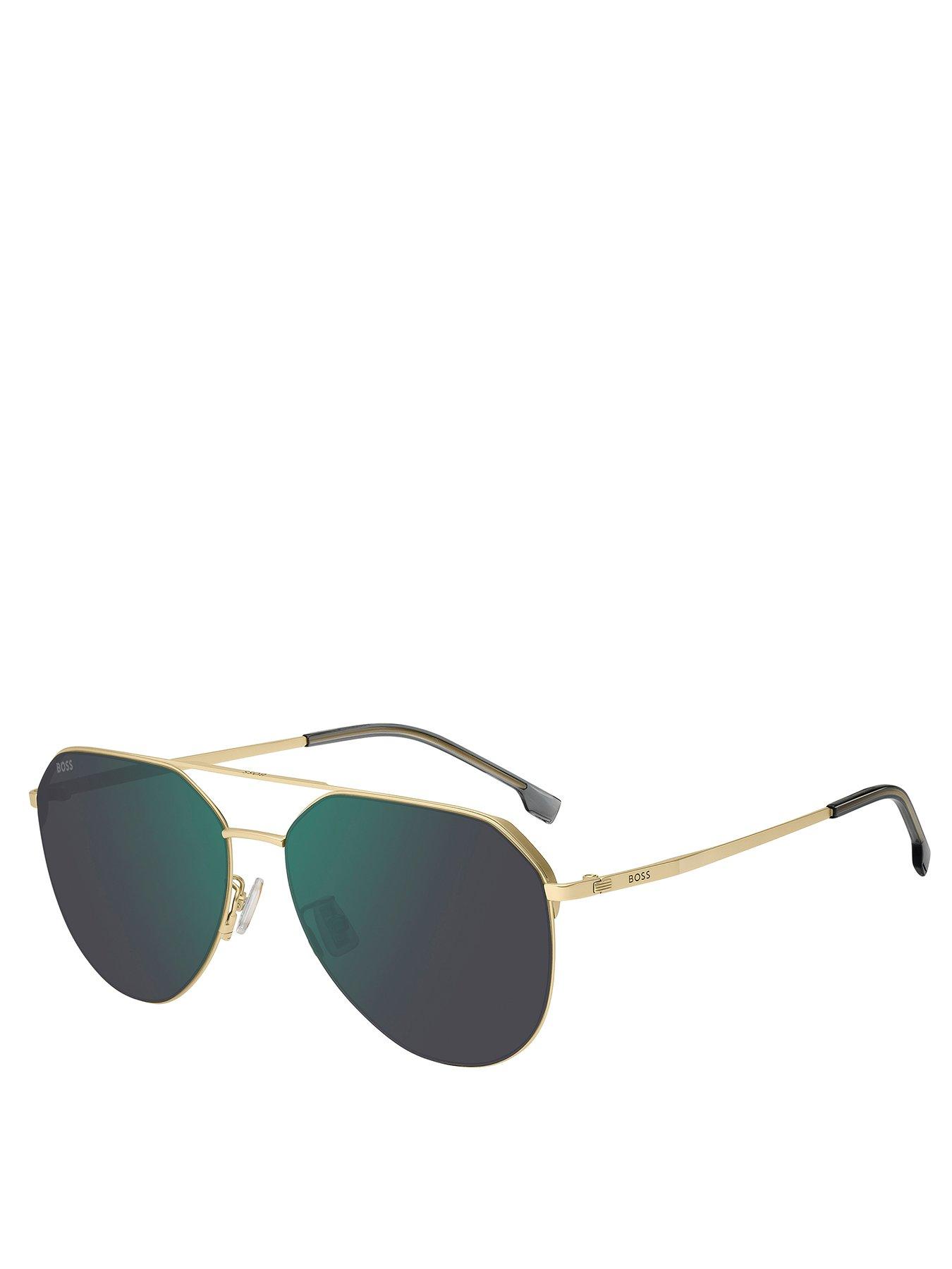 Image 1 of 4 of BOSS Hugo Boss Metal Pilot Sunglasses