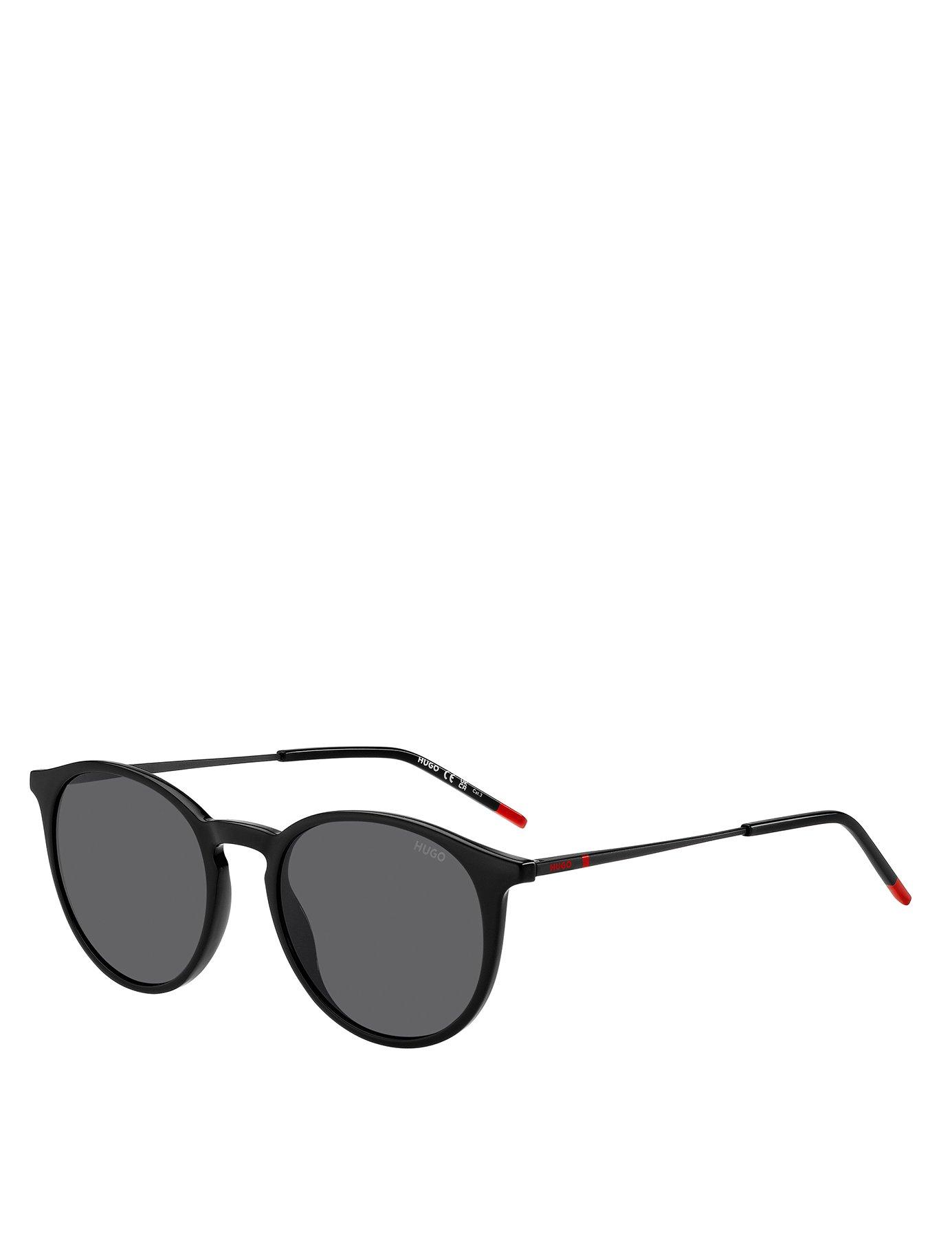 Image 1 of 4 of HUGO Hugo Round Logo Sunglasses