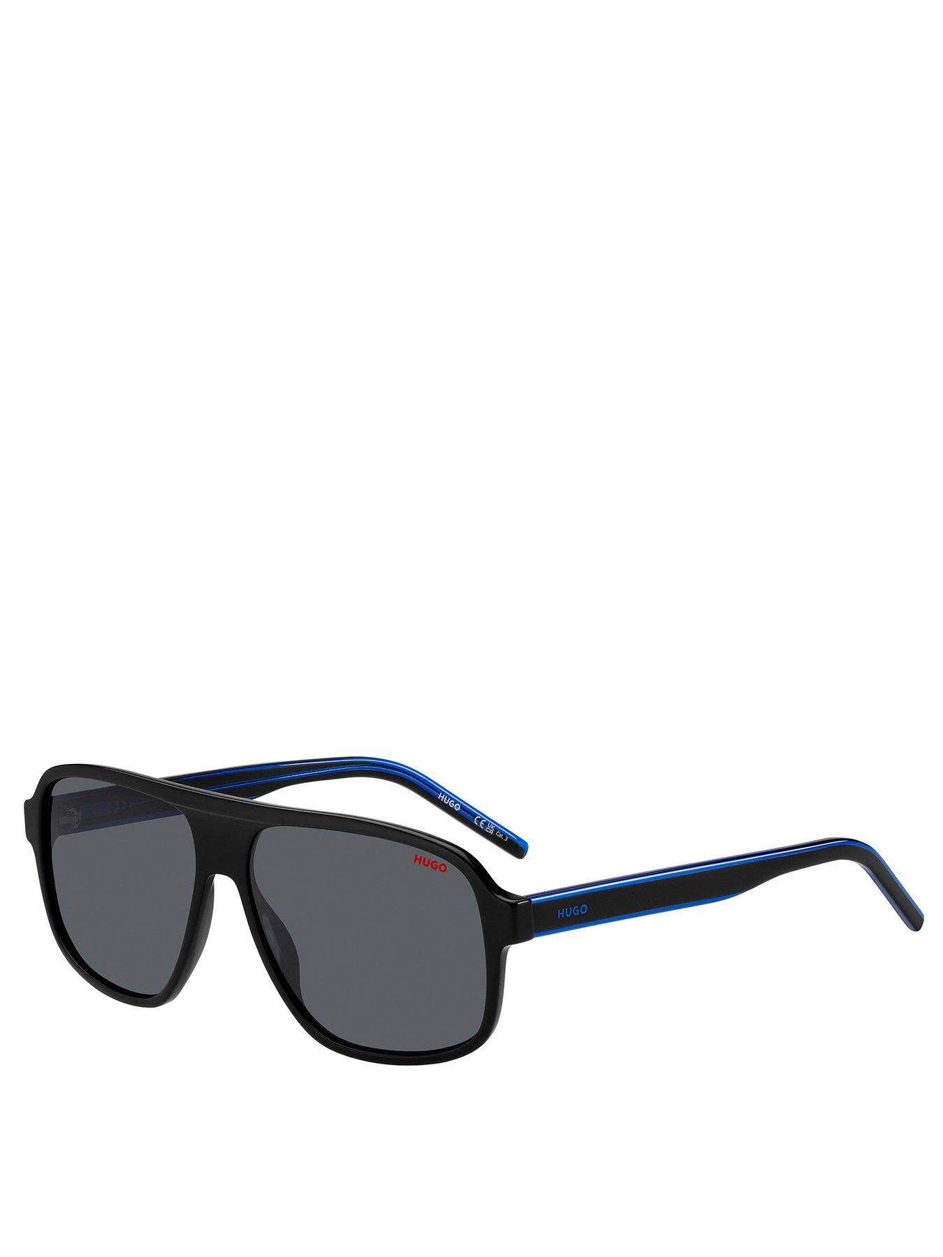 undefined Hugo Rectangular Flat Top Sunglasses