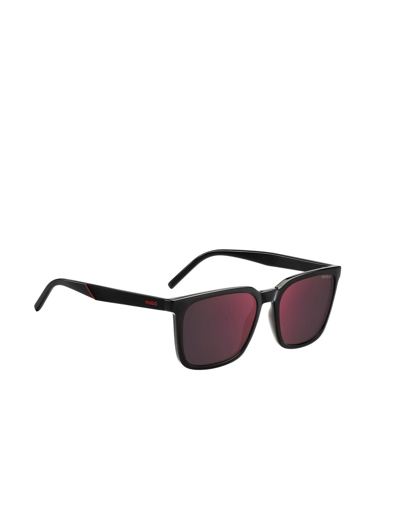 Image 2 of 4 of HUGO Hugo Red Sp Rectangular Sunglasses