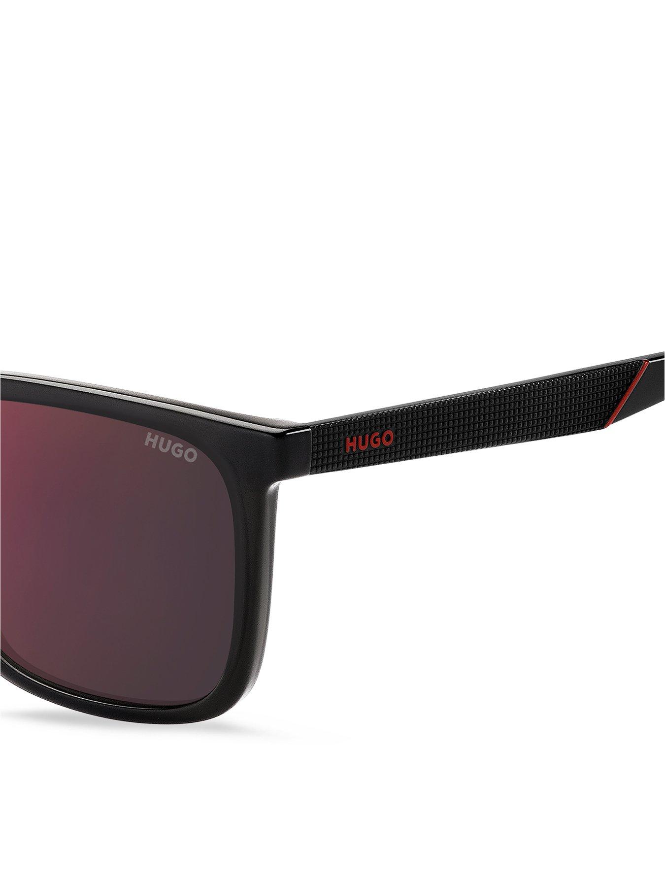 Image 4 of 4 of HUGO Hugo Red Sp Rectangular Sunglasses