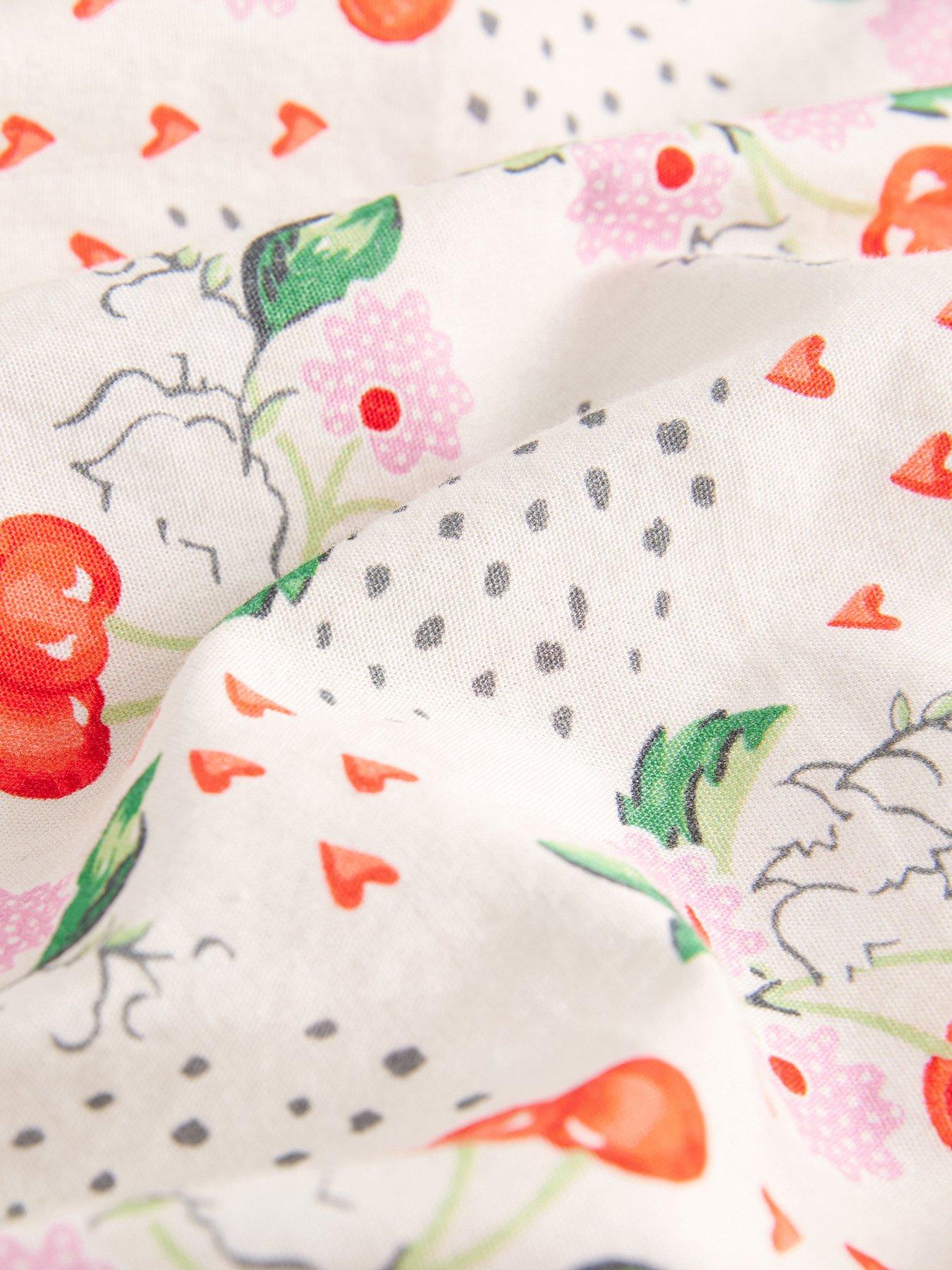 Image 3 of 3 of Cath Kidston Cami and Shorts Cherry Print Pyjamas Set - White