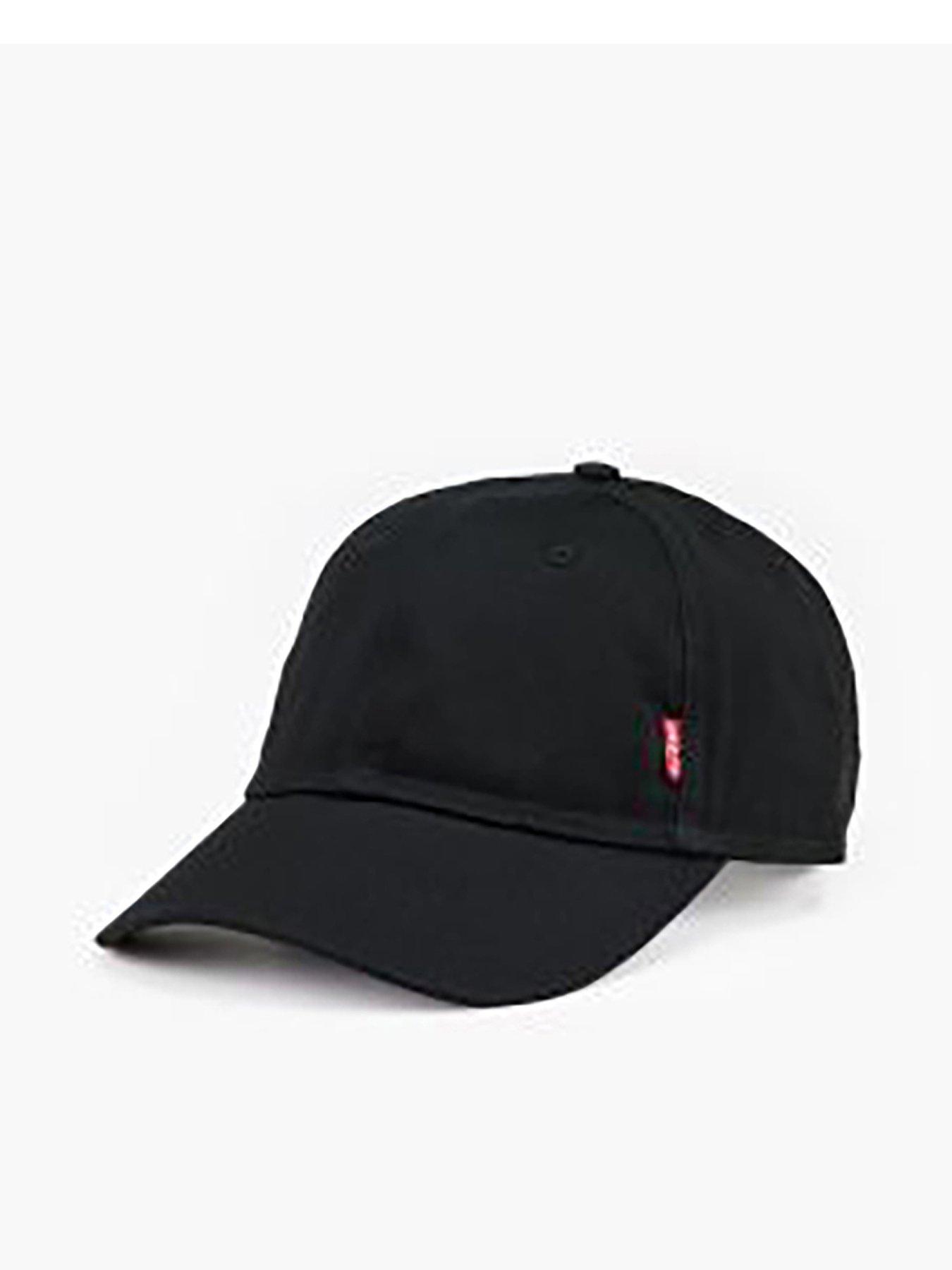Image 1 of 3 of Levi's Classic Twill Red Tab Baseball Cap- Black