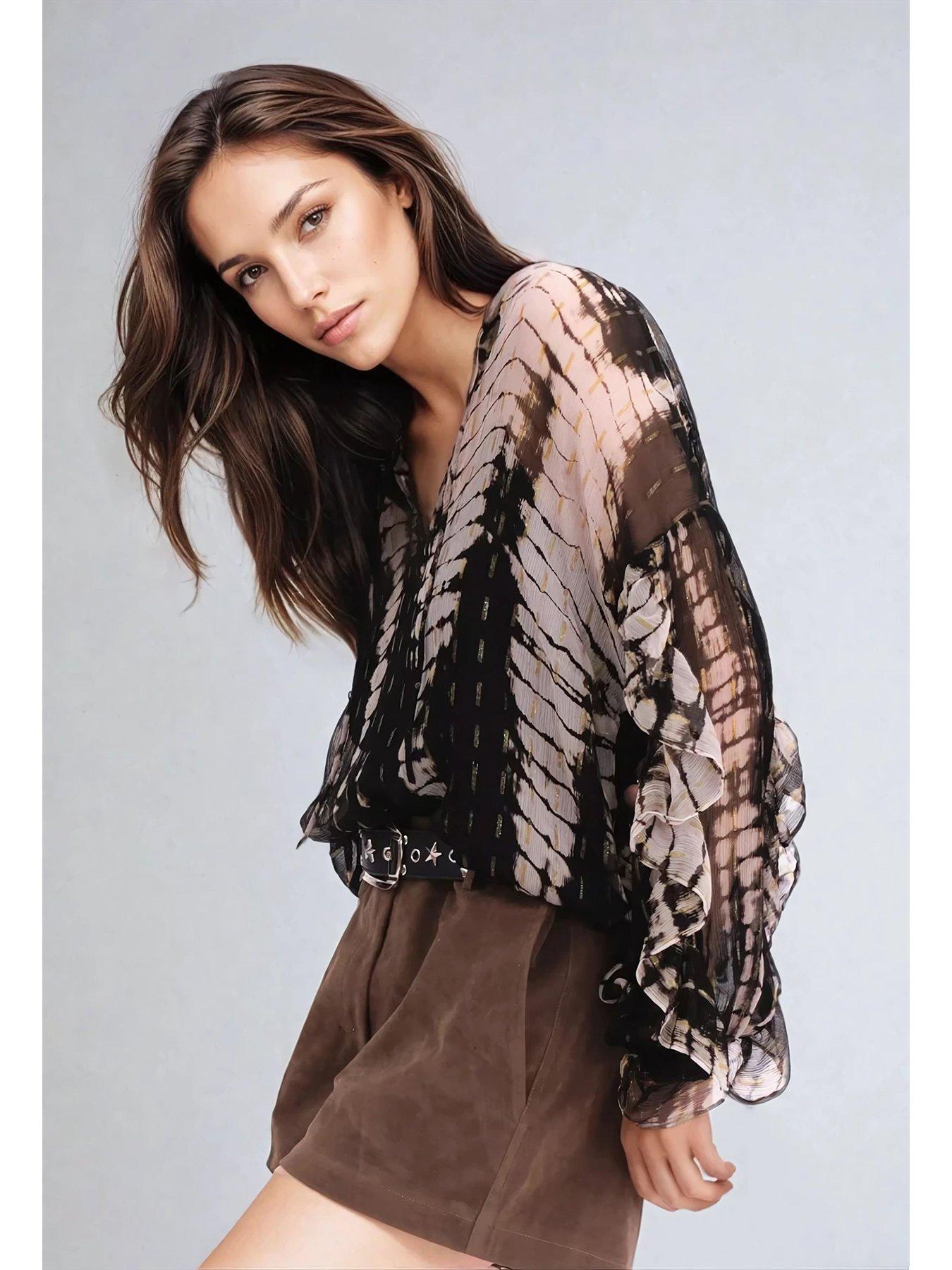 religion-serene-top-i-lurex-fabric-with-frills-greydetail