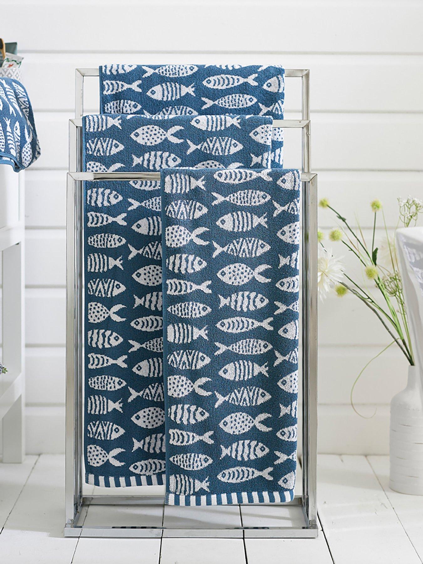 undefined Little Fish 100% Cotton Towel Collection