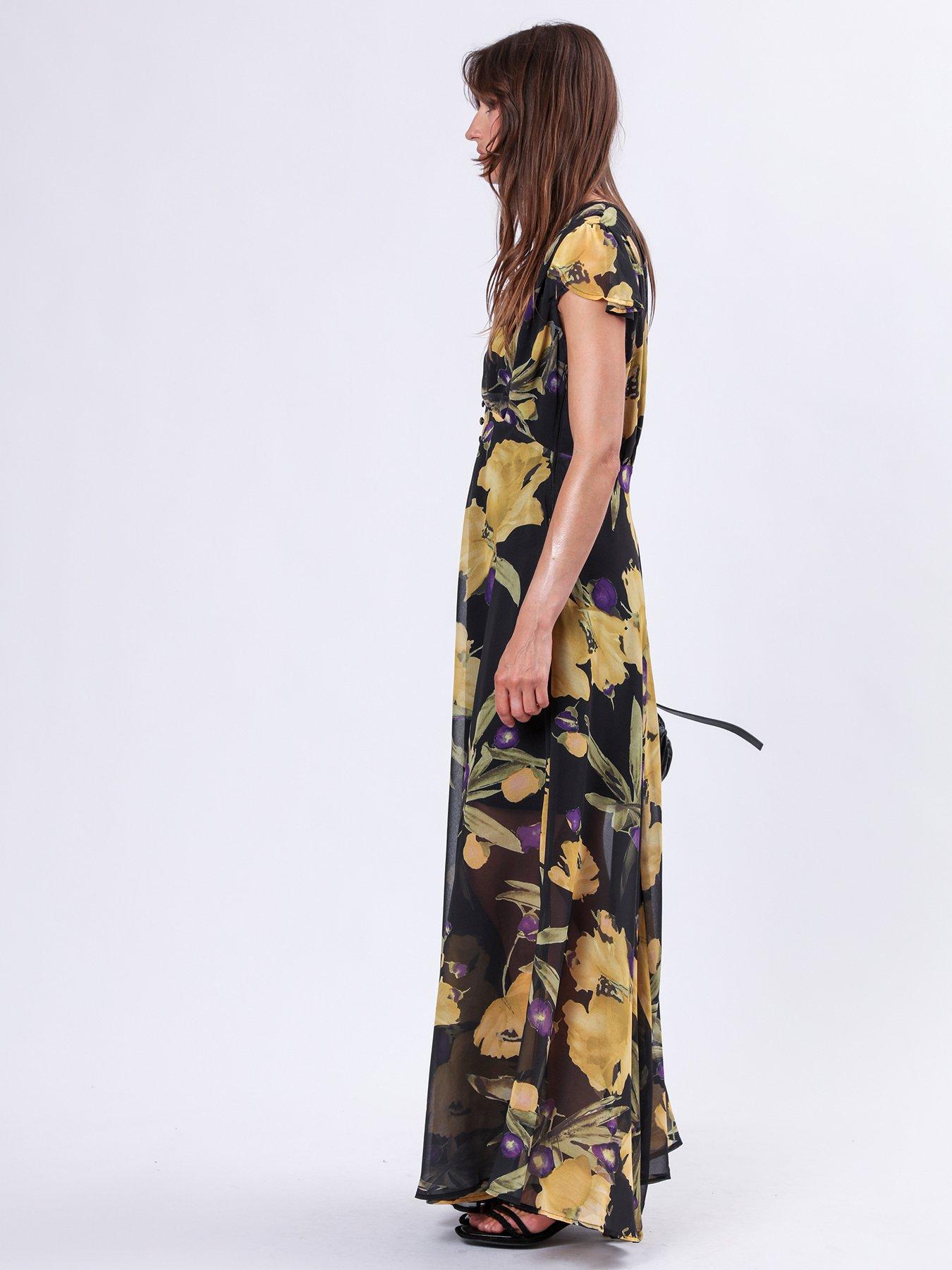 Image 4 of 5 of Religion Indium Maxi Dress - Yellow