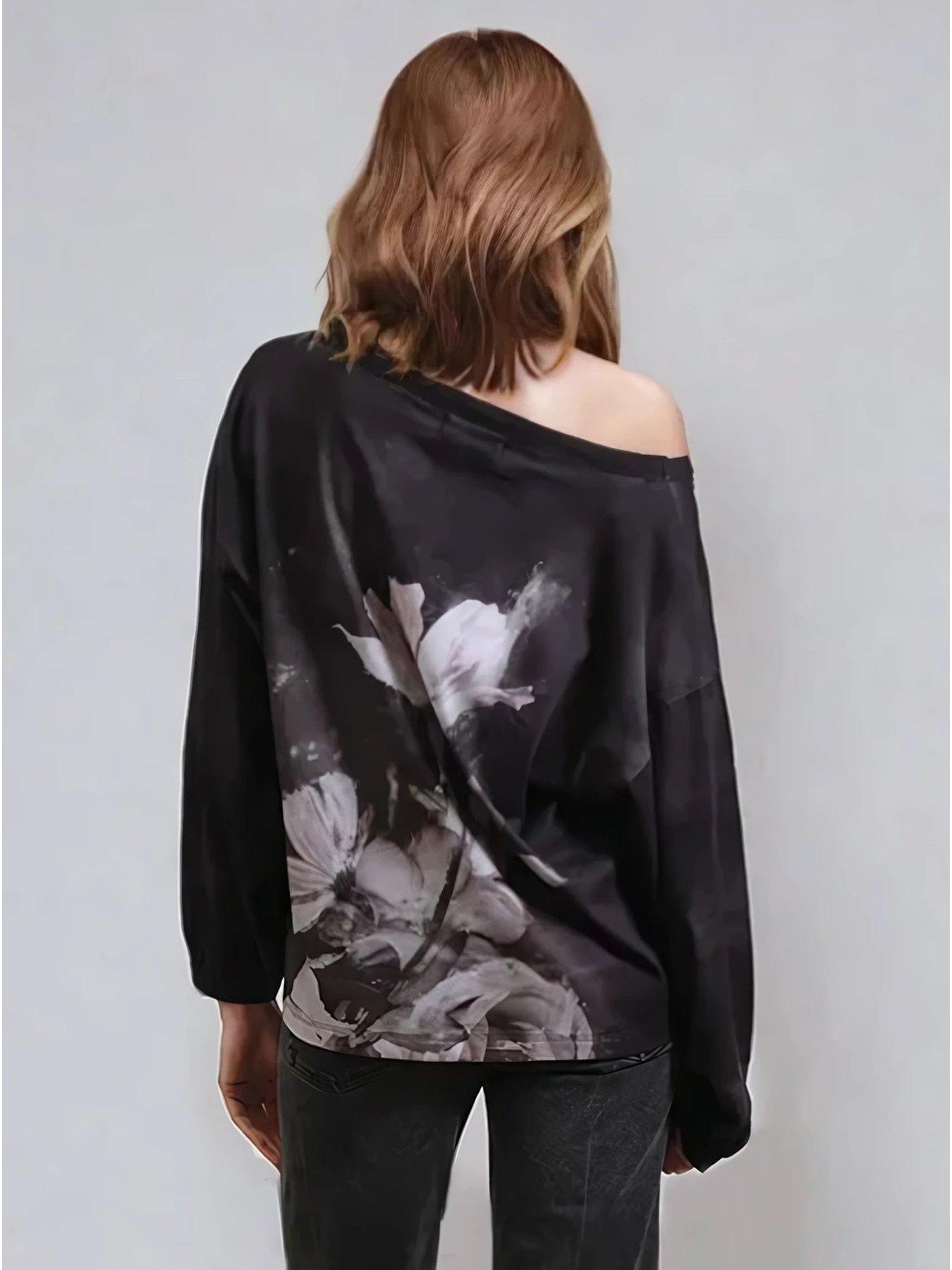 Image 2 of 5 of Religion Cloak Ls Top - Grey