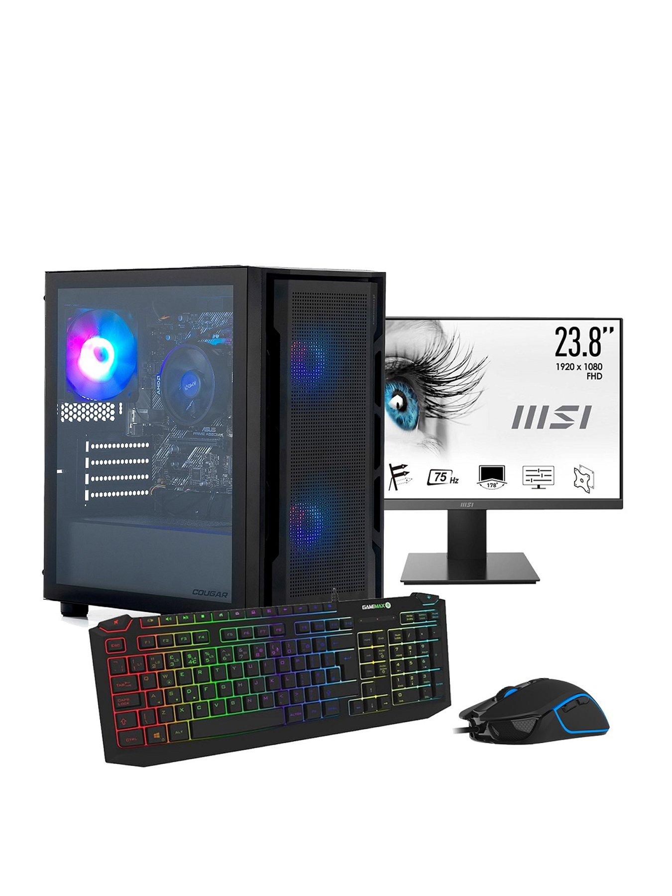 Image 1 of 7 of Stormforce Uniface Mini&nbsp;Gaming Desktop Bundle - AMD Ryzen 5 - 16GB RAM 1TB SSD - Black