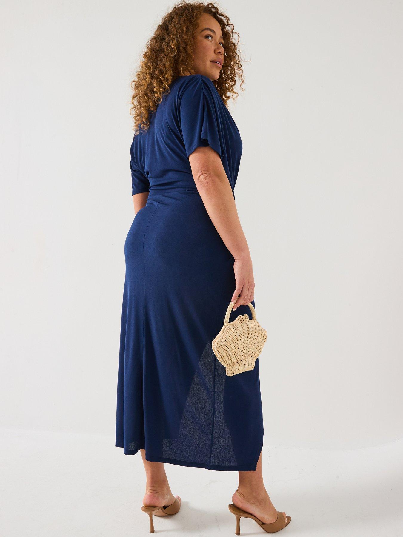v-by-very-curve-off-the-shoulder-stretch-dress-navystillFront