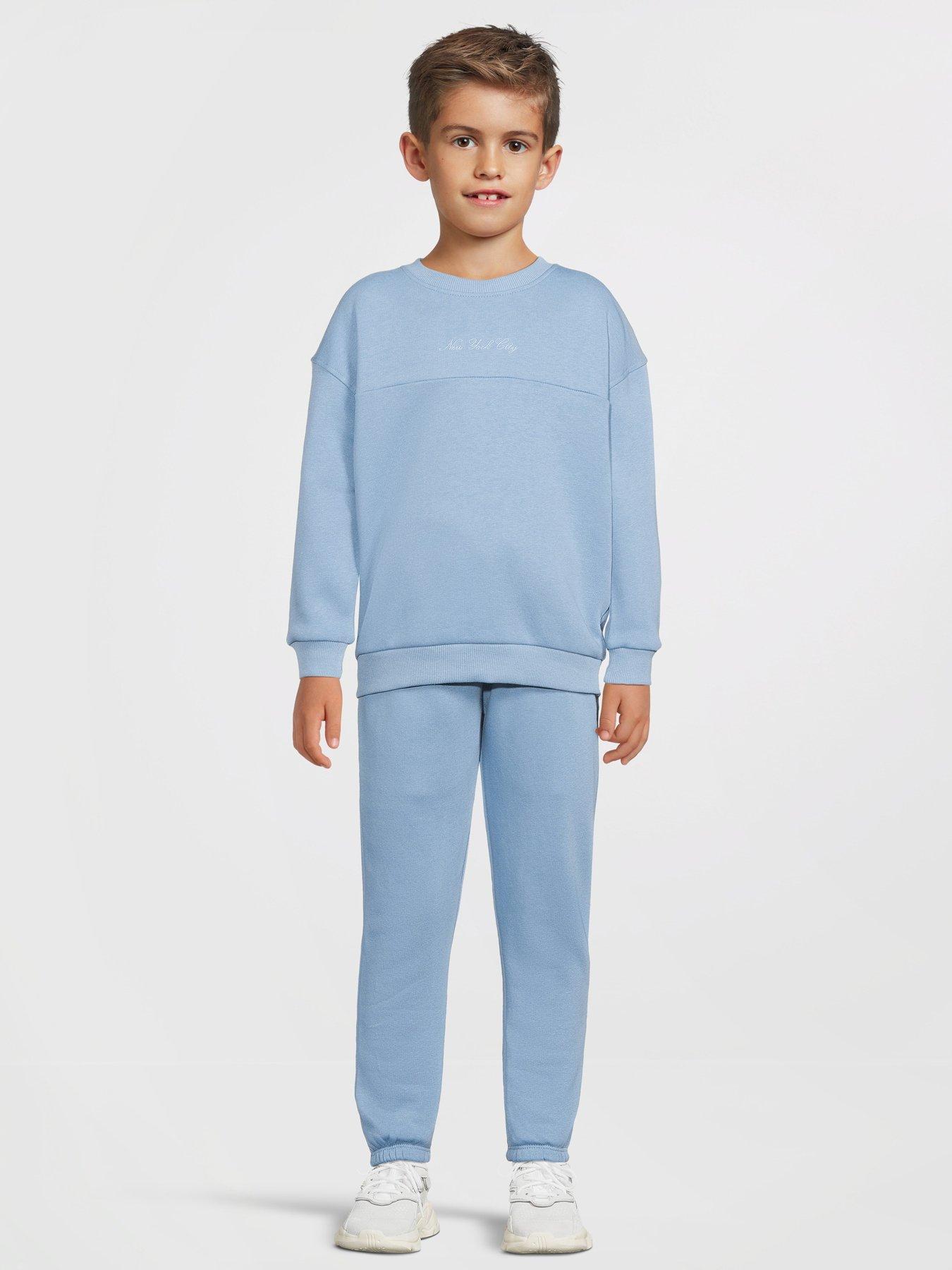 V by Very Sweatshirt And Jogger Set - Blue