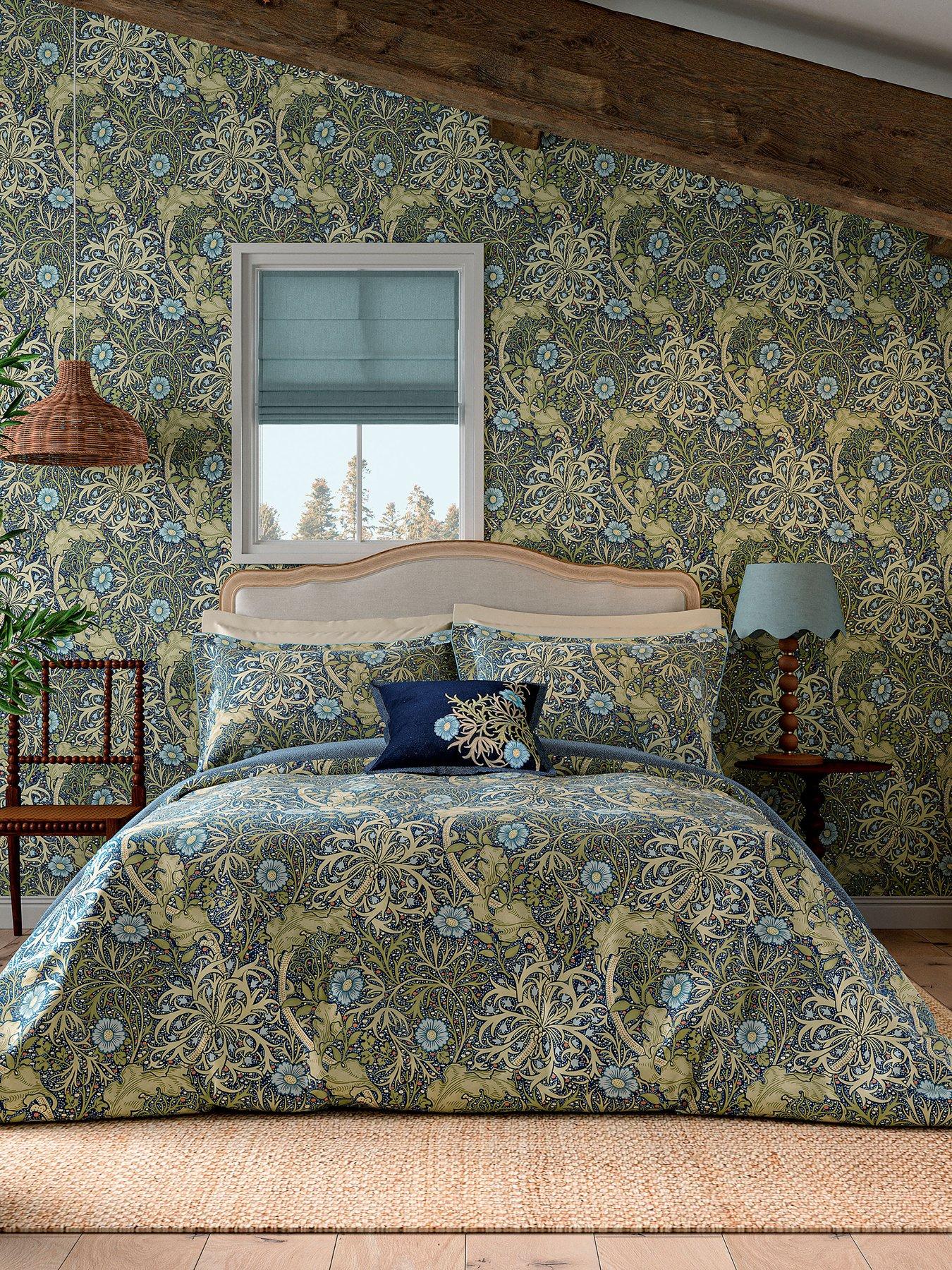 undefined Seaweed 100% Cotton Duvet Cover Set