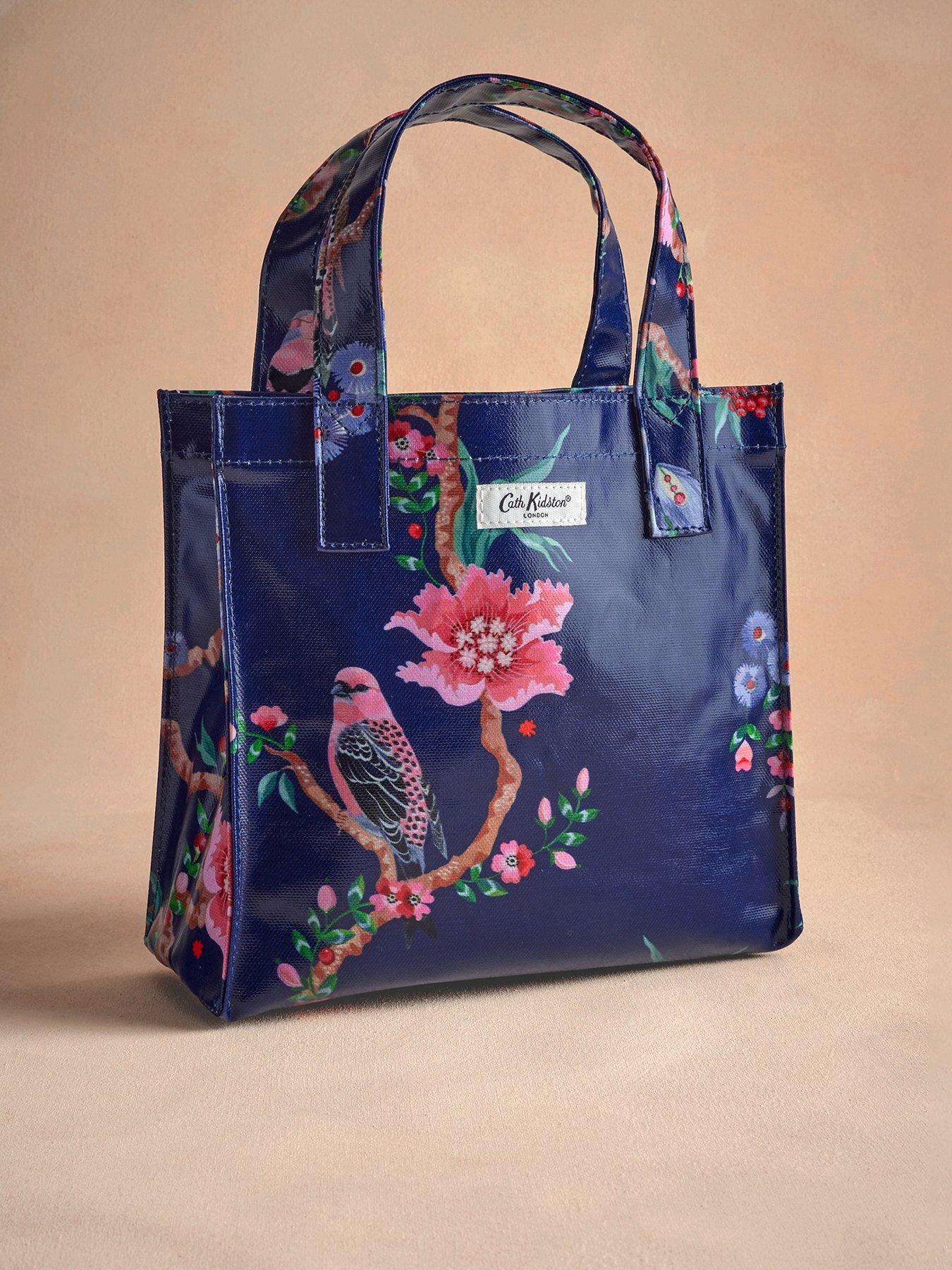 Image 1 of 4 of Cath Kidston Navy Birds Small Tote