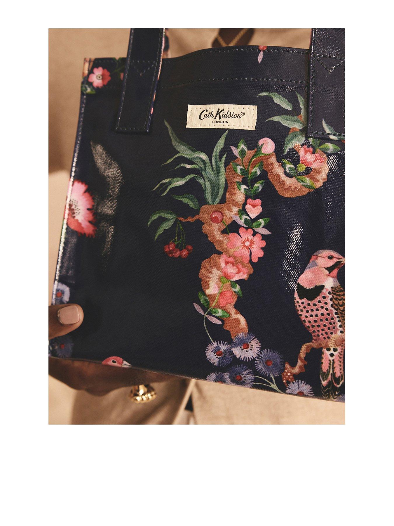 Image 3 of 4 of Cath Kidston Navy Birds Small Tote