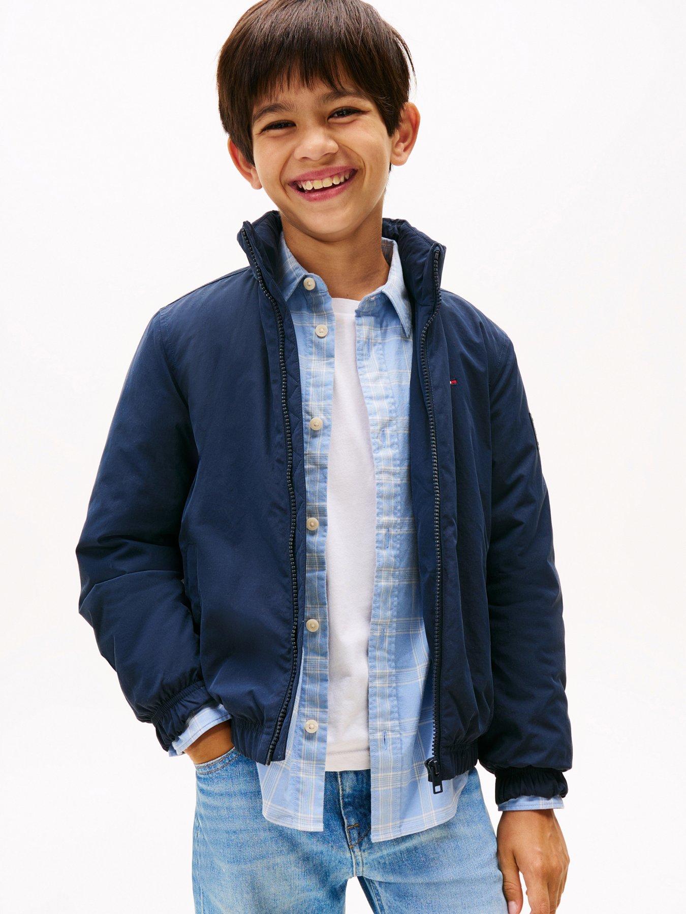 tommy-hilfiger-boys-essential-padded-jacket-navyfront