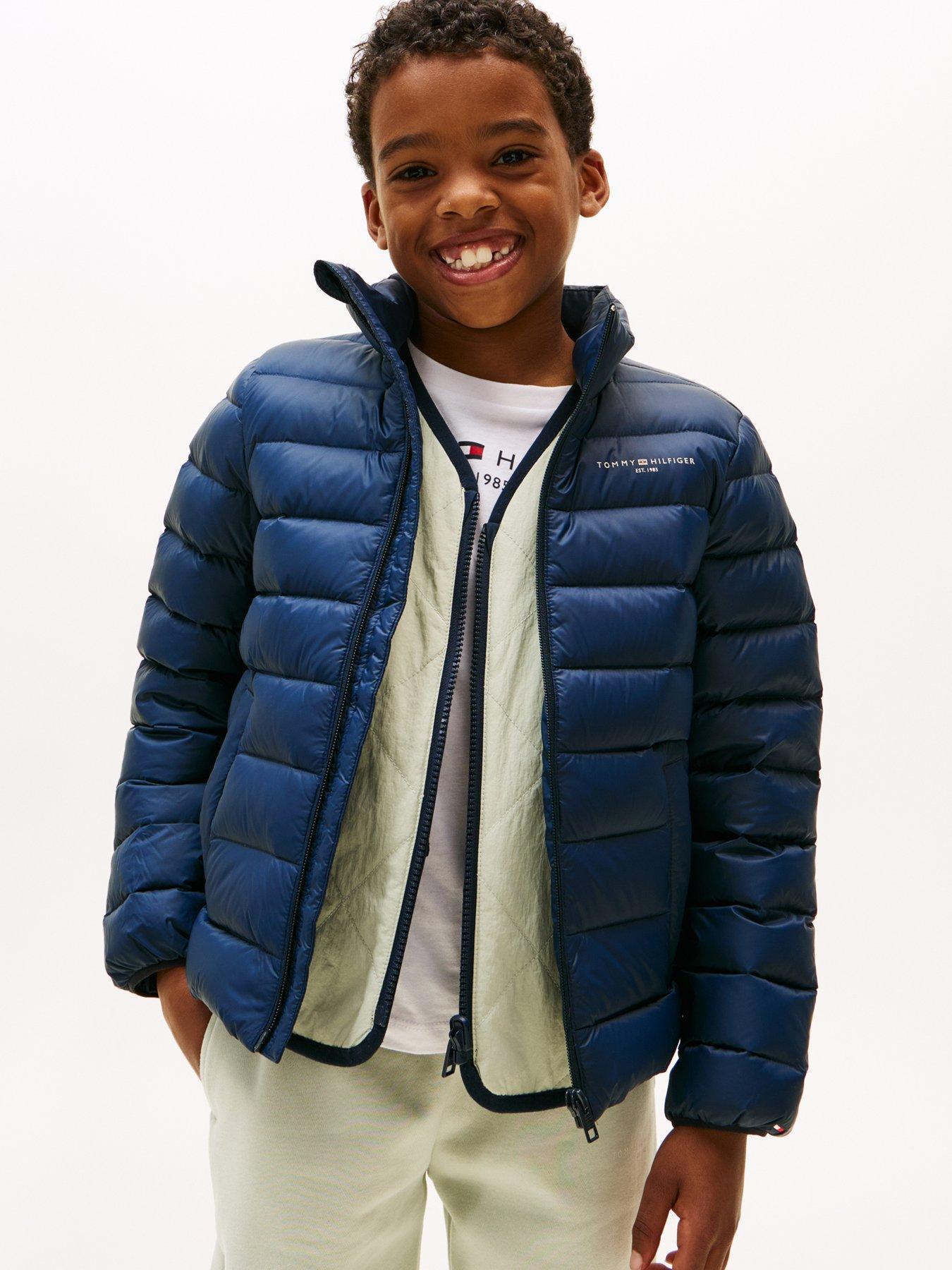 Image 1 of 3 of Tommy Hilfiger Kids Essential Light Down Jacket - Navy