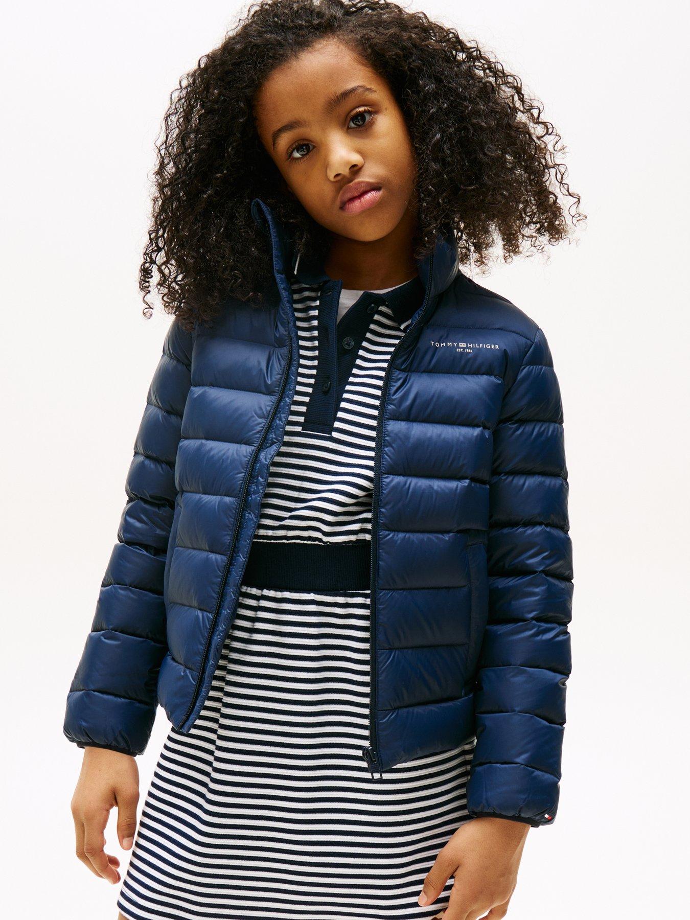 Image 2 of 3 of Tommy Hilfiger Kids Essential Light Down Jacket - Navy
