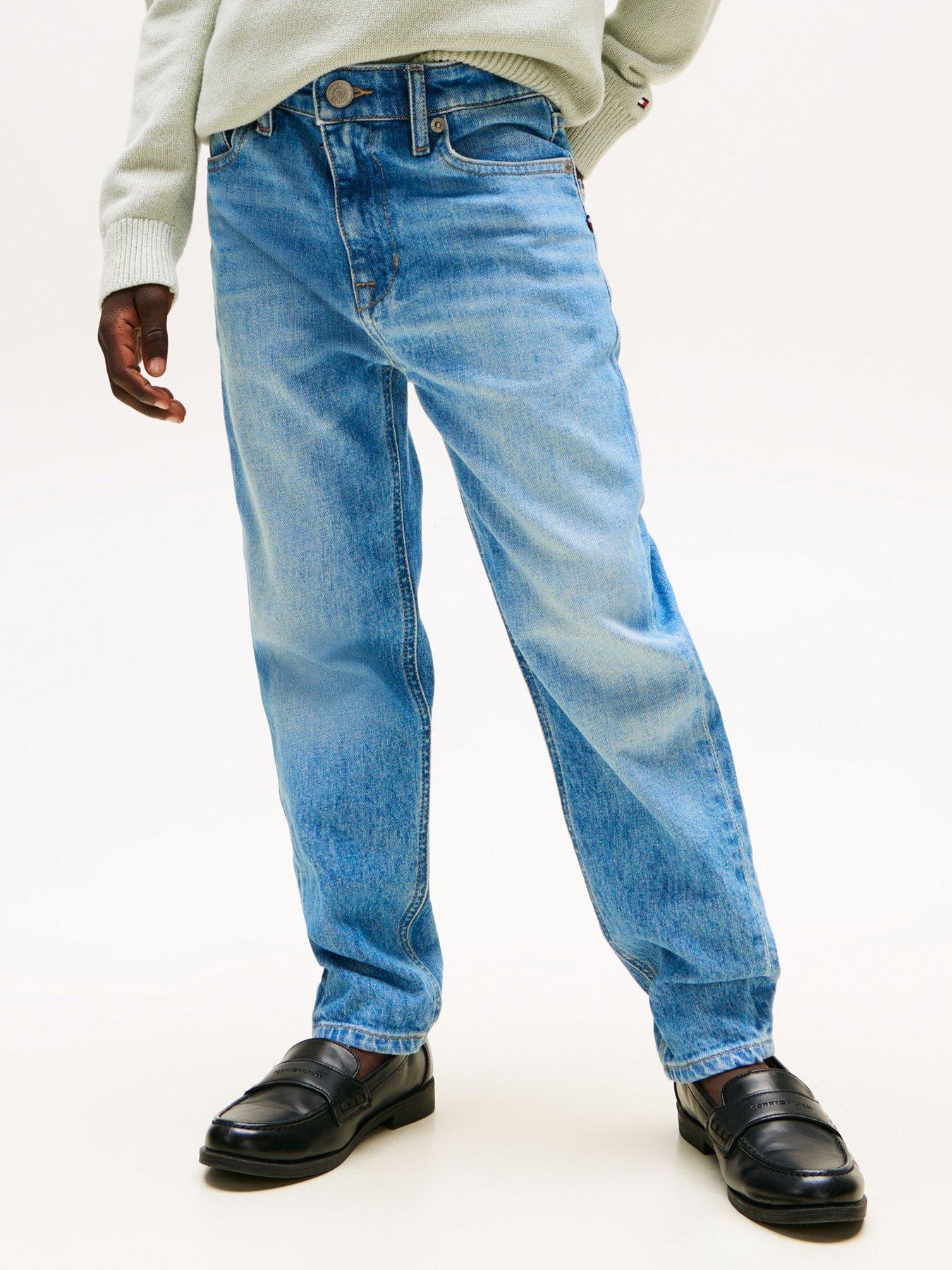 Image 1 of 4 of Tommy Hilfiger Boys Archive Vintage Denim Jeans - Blue