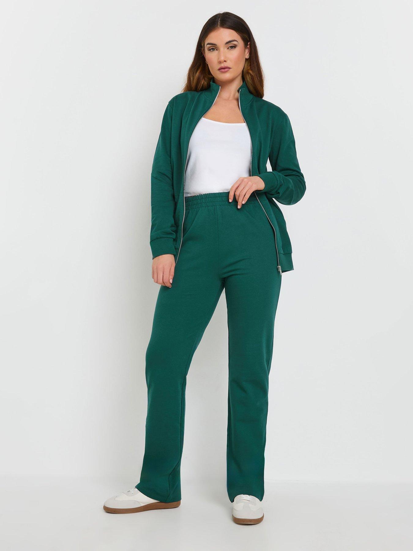 Image 3 of 4 of Long Tall Sally Straight Leg Joggers 34" - Green