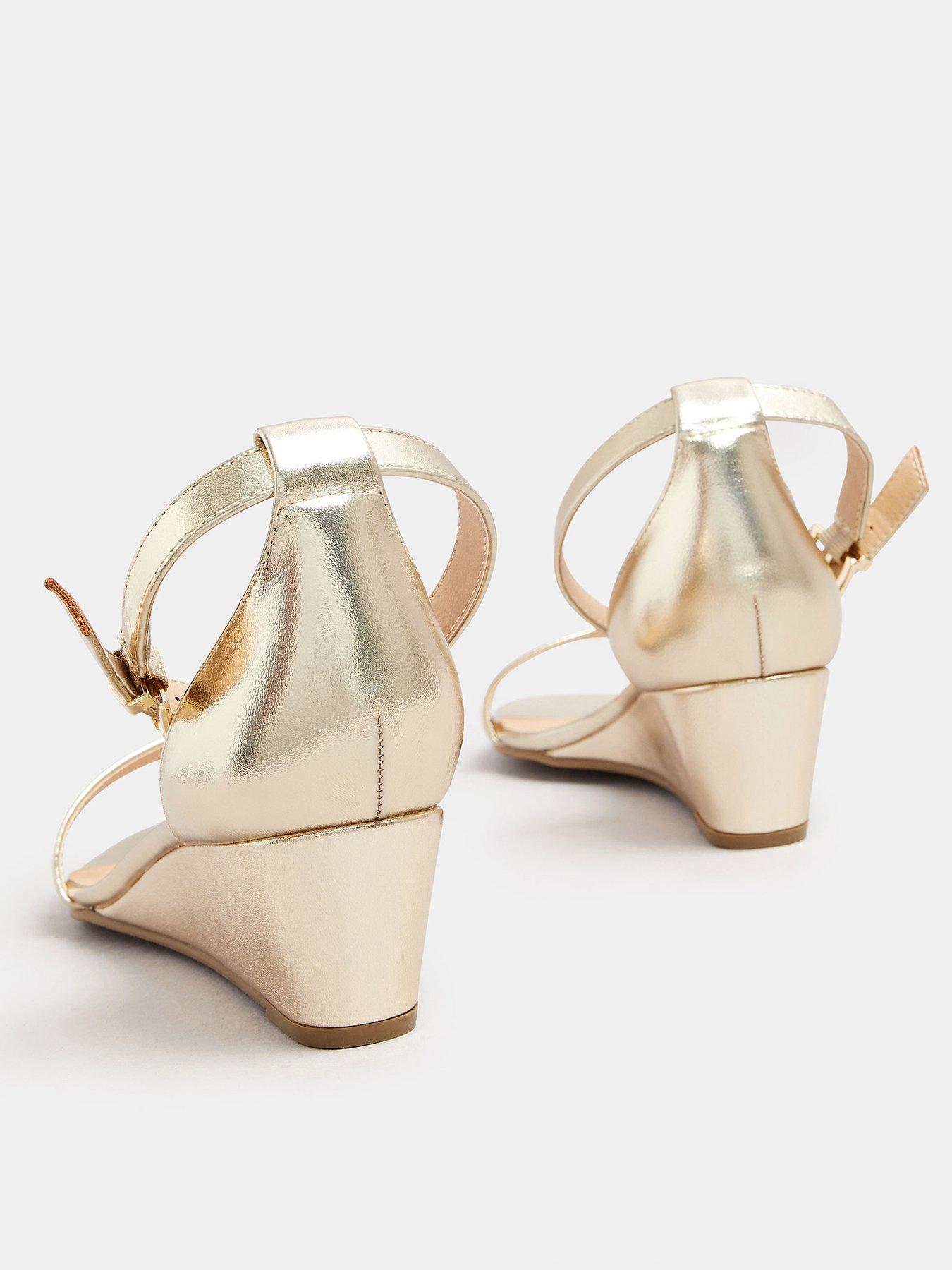 yours-extra-wide-fit-faux-leather-low-wedge-sandals-goldback