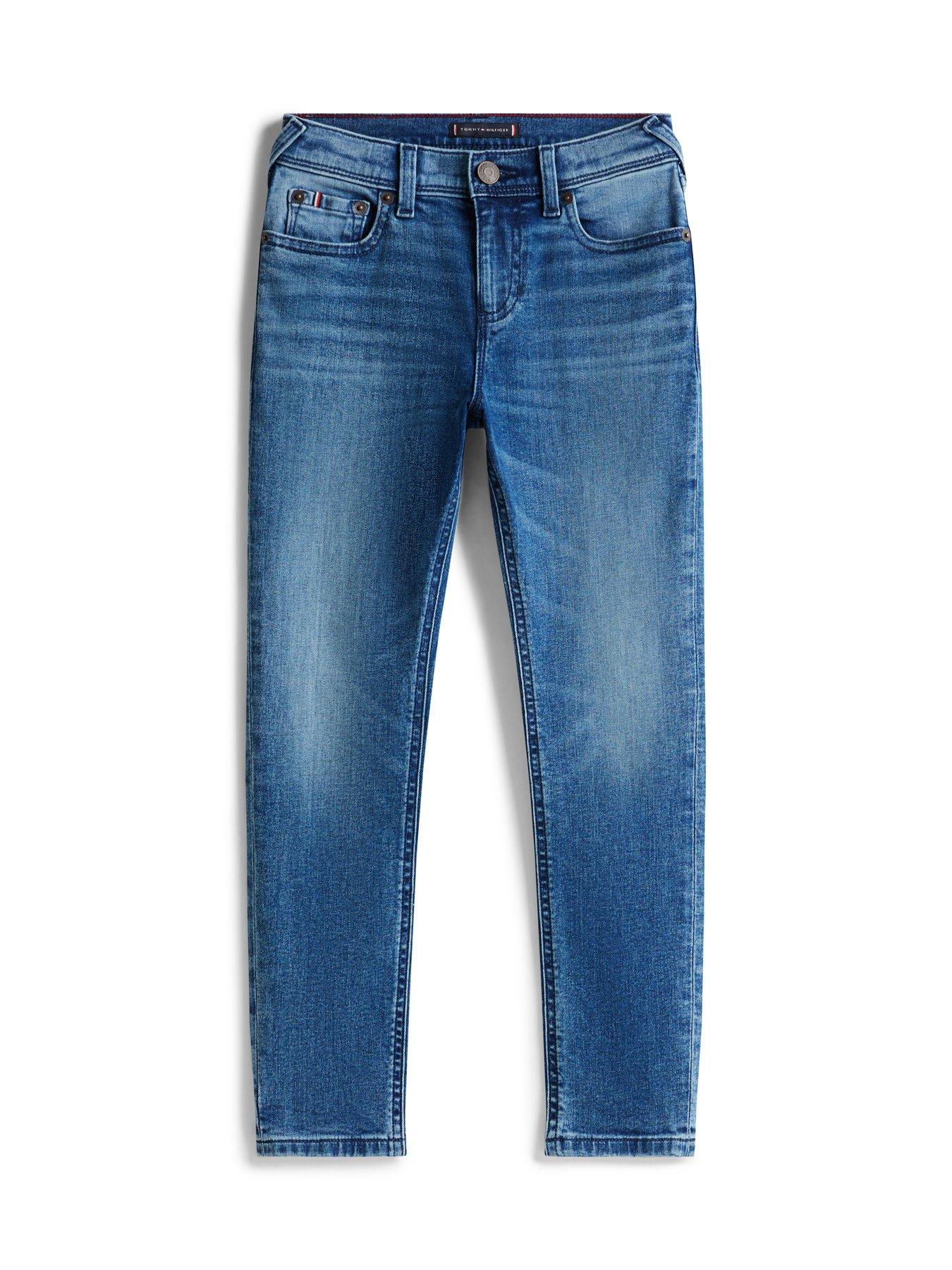 Image 4 of 4 of Tommy Hilfiger Boys Scanton Vintage Denim Jeans - Blue