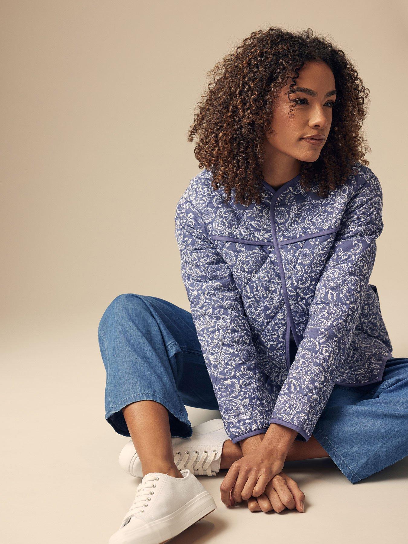 undefined Quilted Jacket - Blue