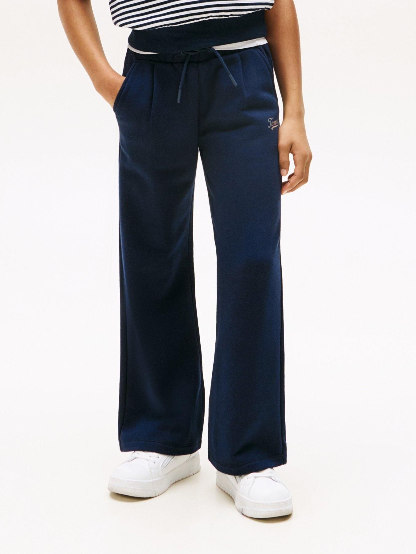 tommy-hilfiger-girls-script-sweatpants-navy