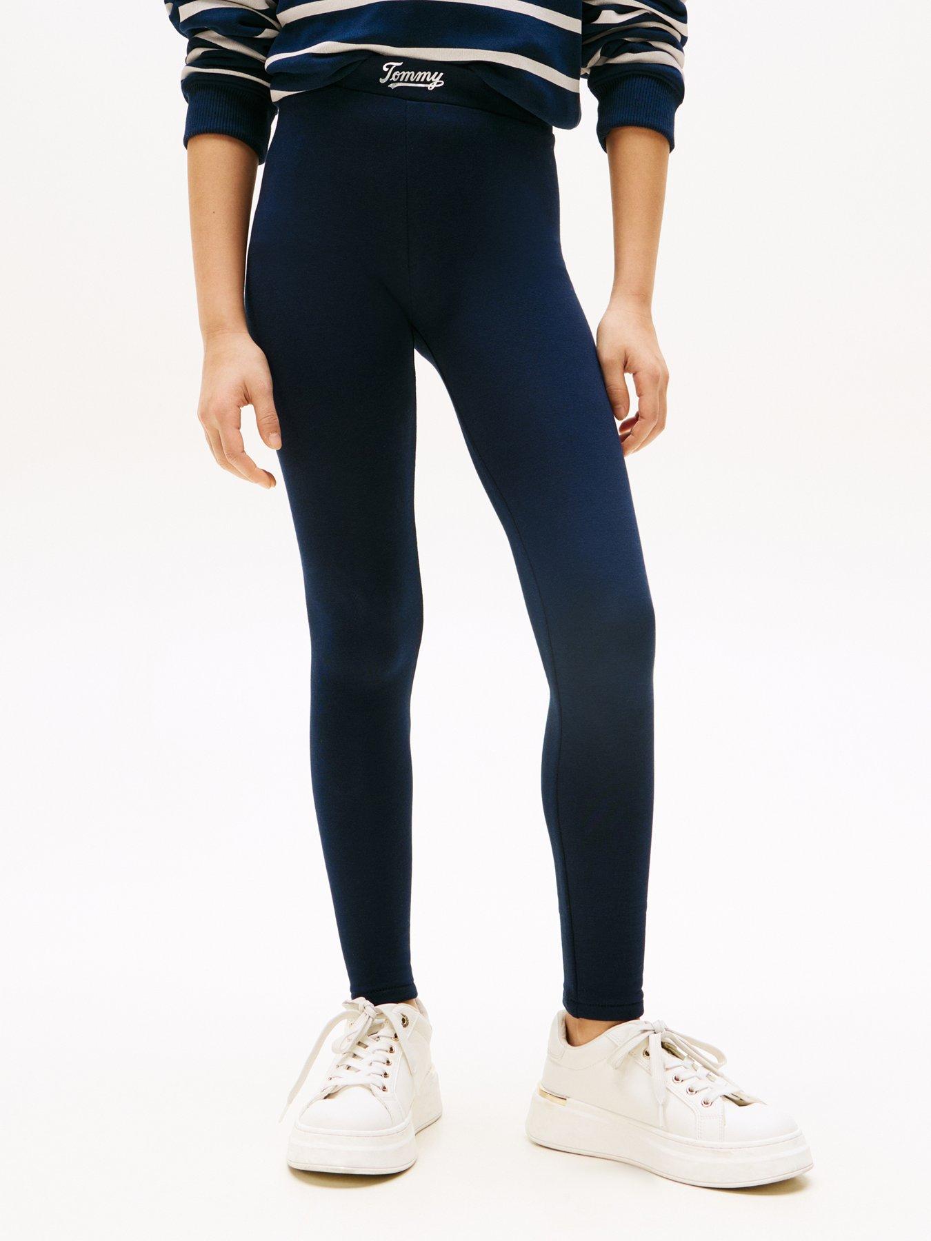 undefined Girls Leggings - Navy