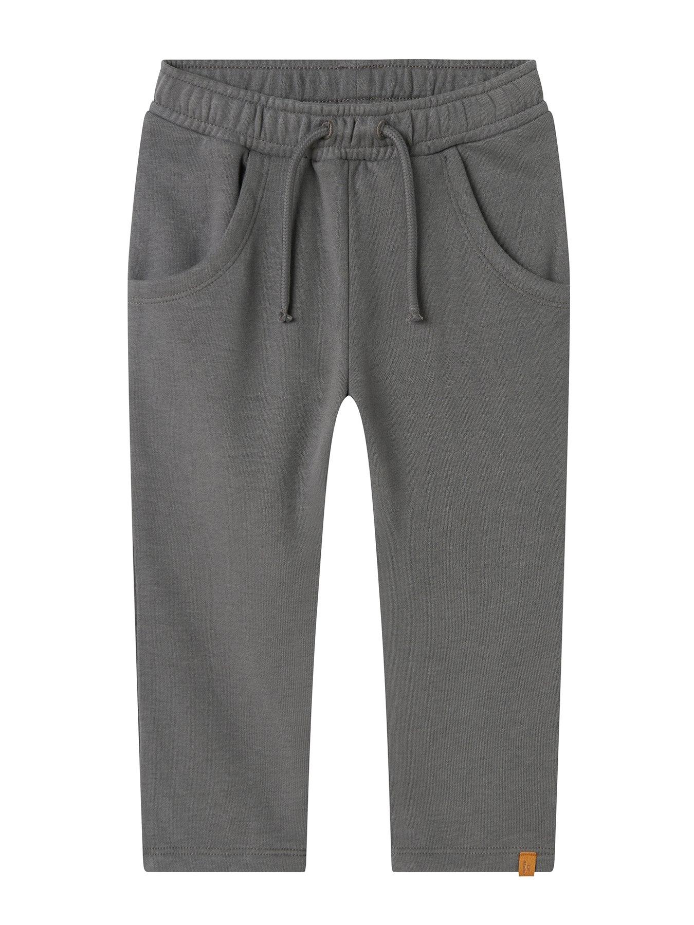 Lil Atelier Mini Boys Joggers - Poppy Seed - Dark Grey