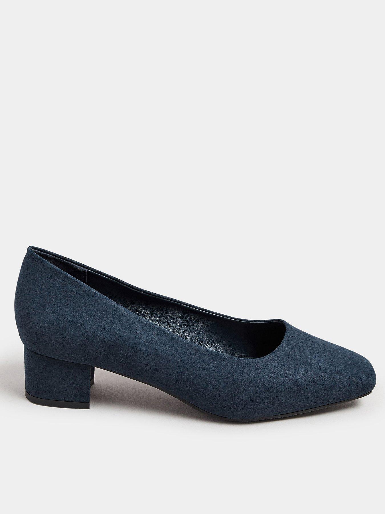 undefined Extra Wide Fit Square Toe Court Shoe