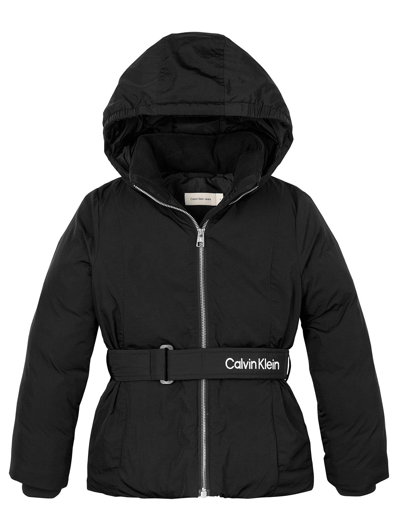 Calvin Klein Jeans Girls Short Padded Jacket - Black