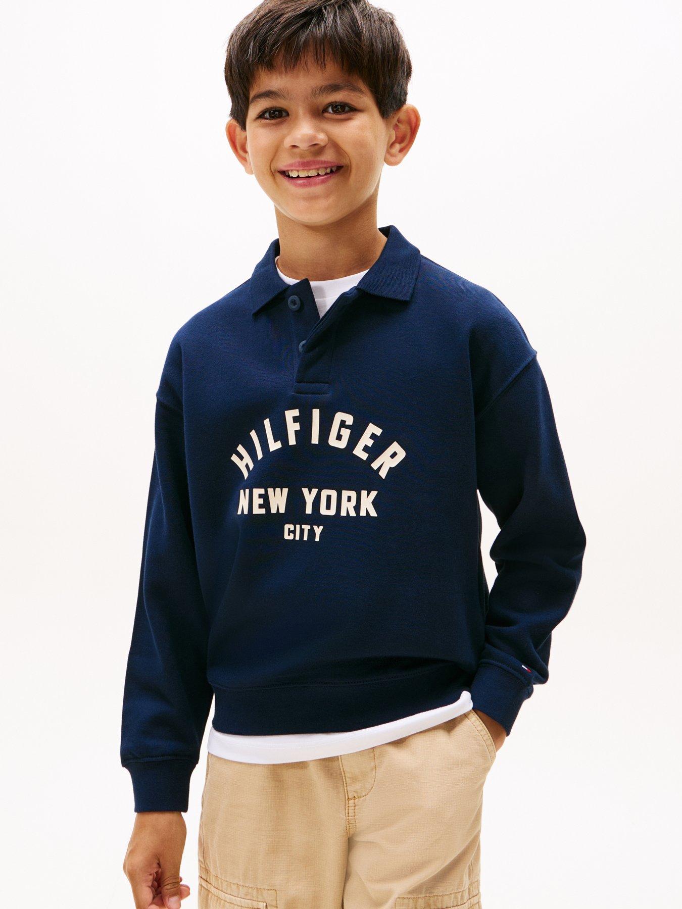 Tommy Hilfiger Boys Graphic Sweatshirt - Navy