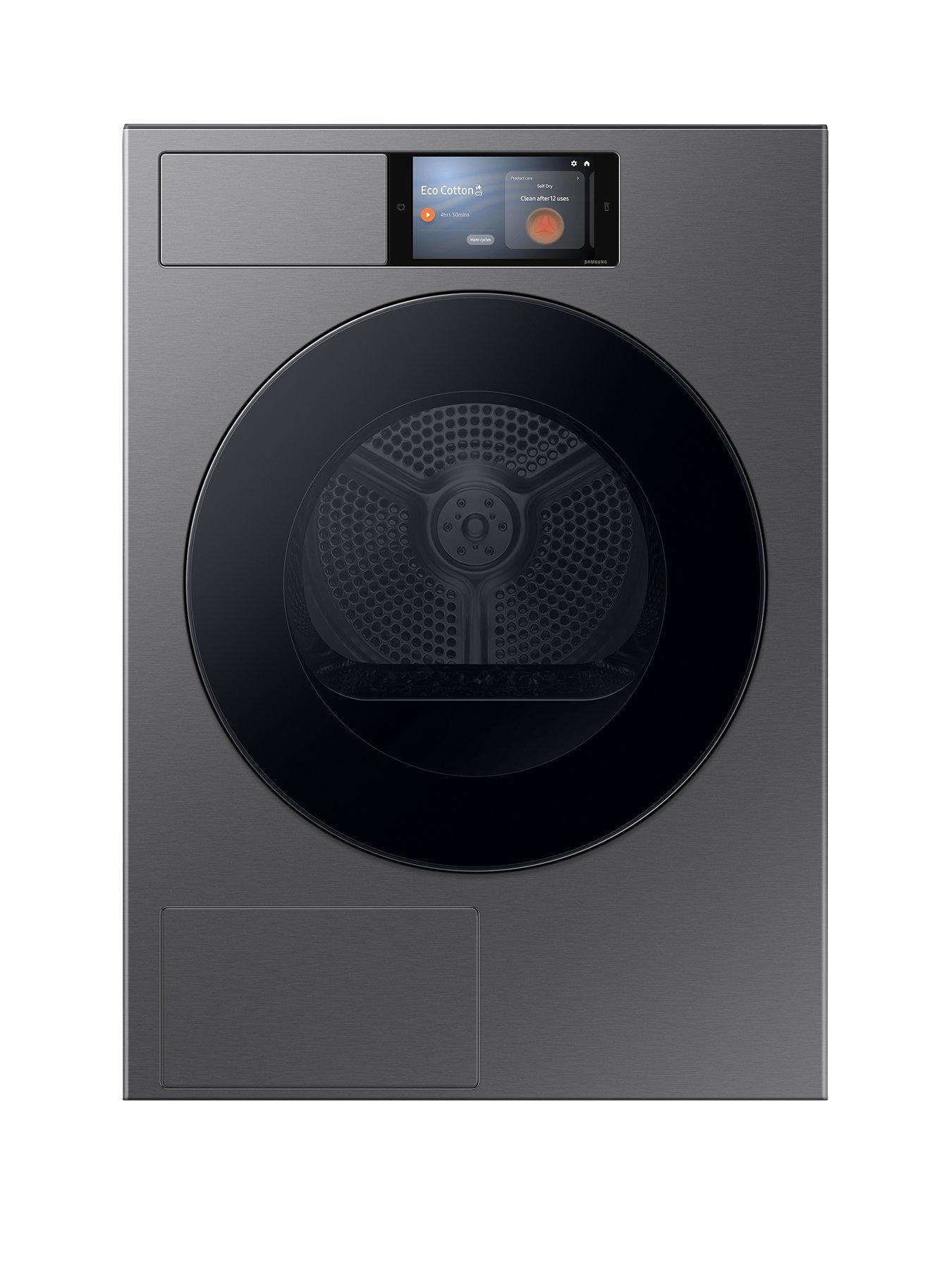 samsung-series-9-ai-home-dv90f09f4su1nbsp9kg-heat-pump-tumble-dryer--nbspdark-steel