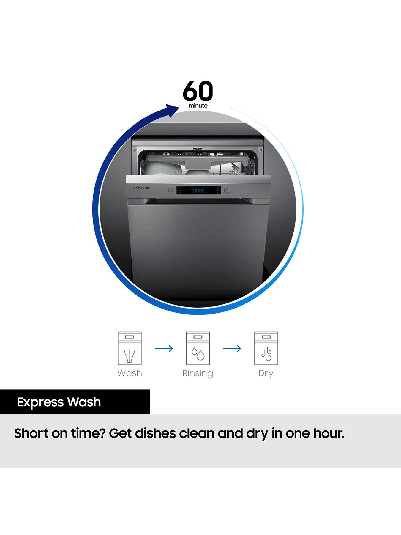 Image 4 of 7 of Samsung Series 5 DW50DG430B00EU Integrated&nbsp;45cm Dishwasher, 9 Place Settings with Auto Open Door