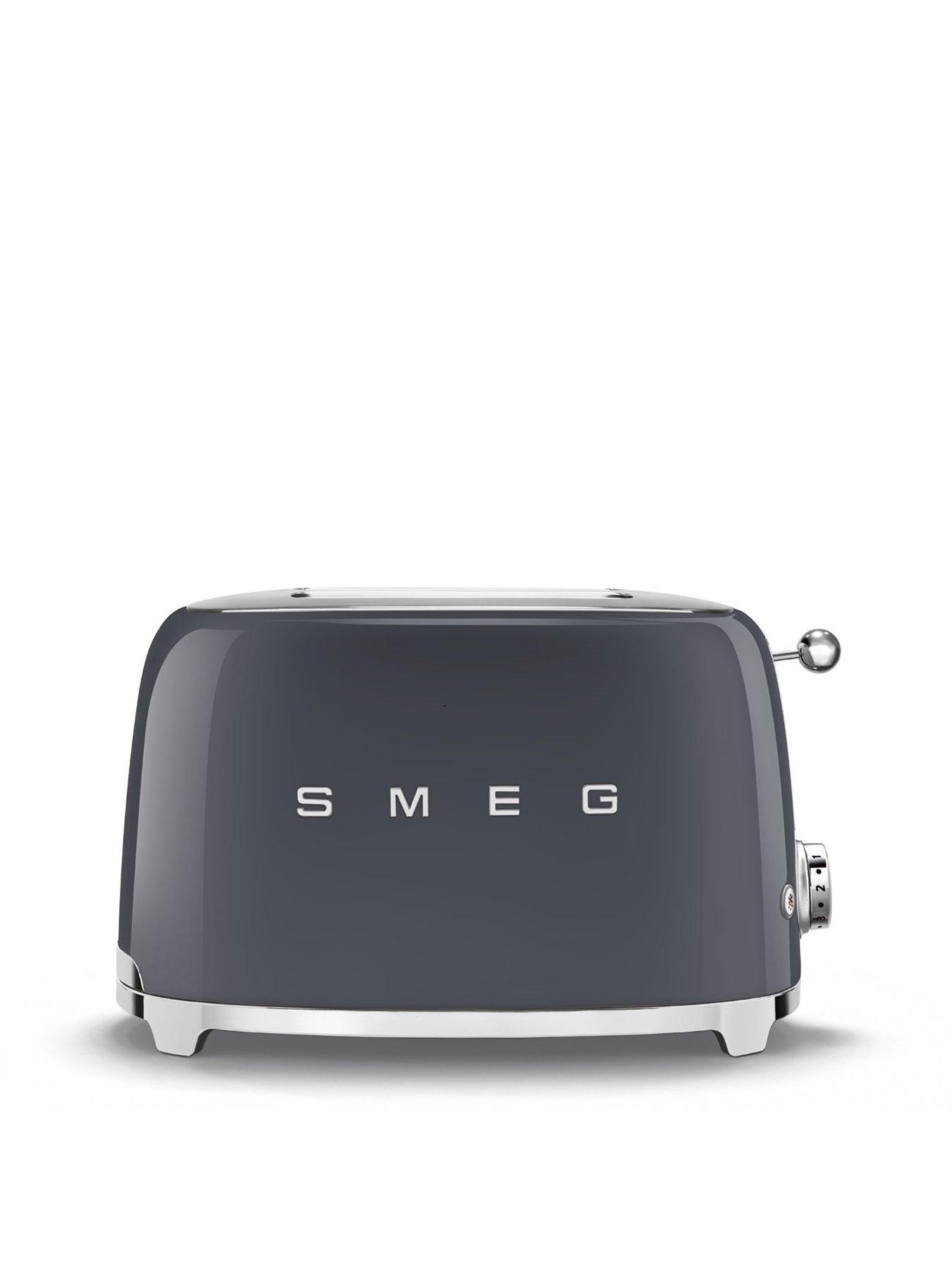 Image 3 of 7 of Smeg EEJB156 50s Retro Style Kettle and 2-Slice Toaster - Grey