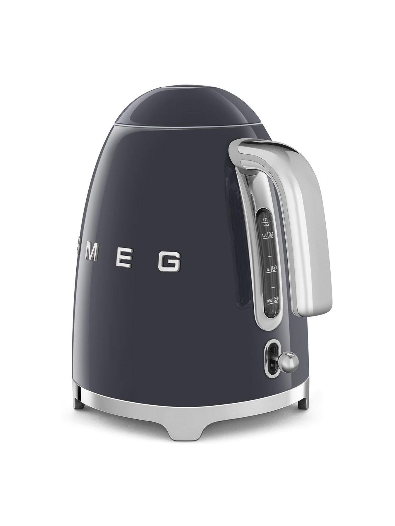 Image 4 of 7 of Smeg EEJB156 50s Retro Style Kettle and 2-Slice Toaster - Grey