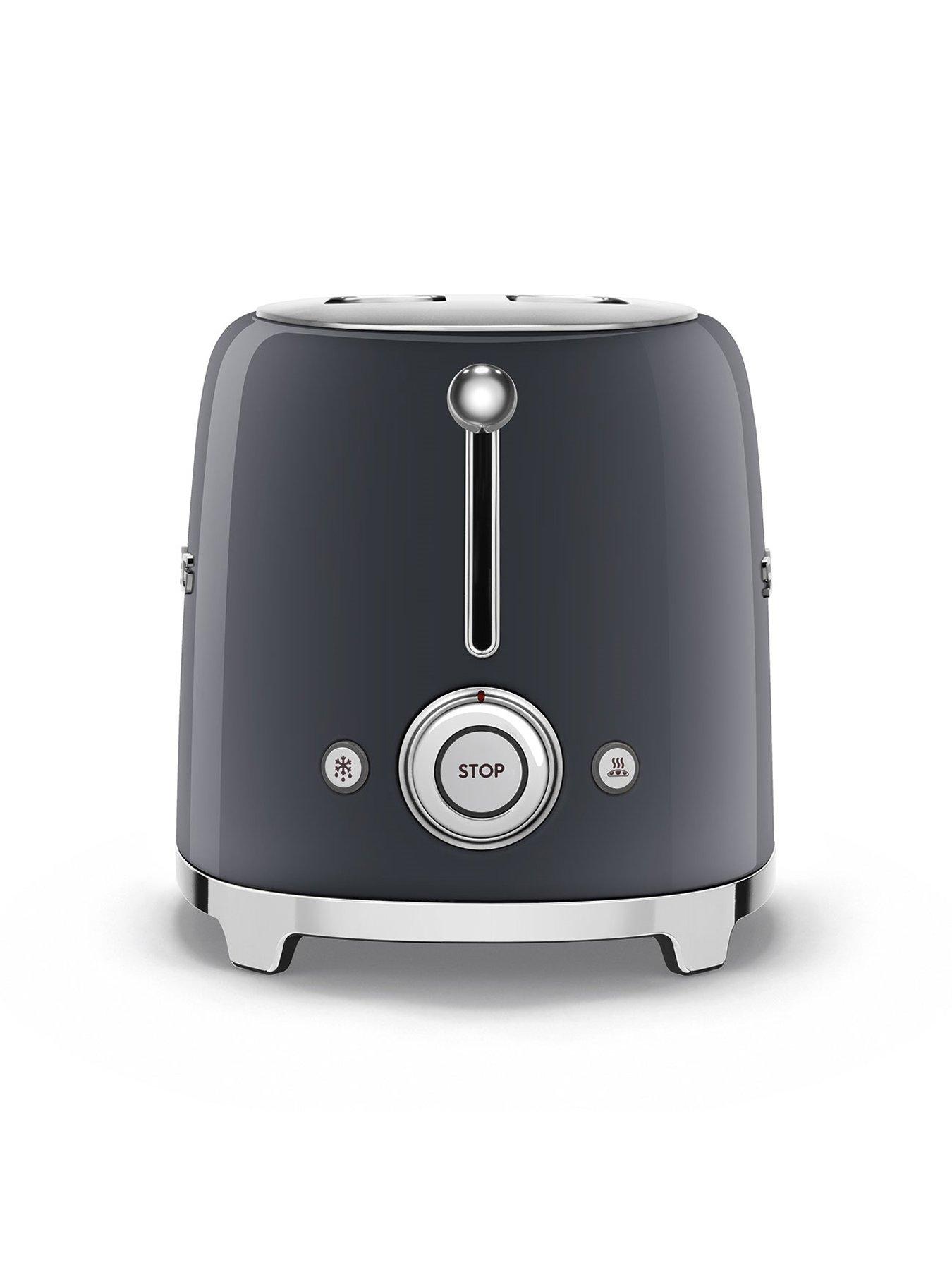 Image 5 of 7 of Smeg EEJB156 50s Retro Style Kettle and 2-Slice Toaster - Grey
