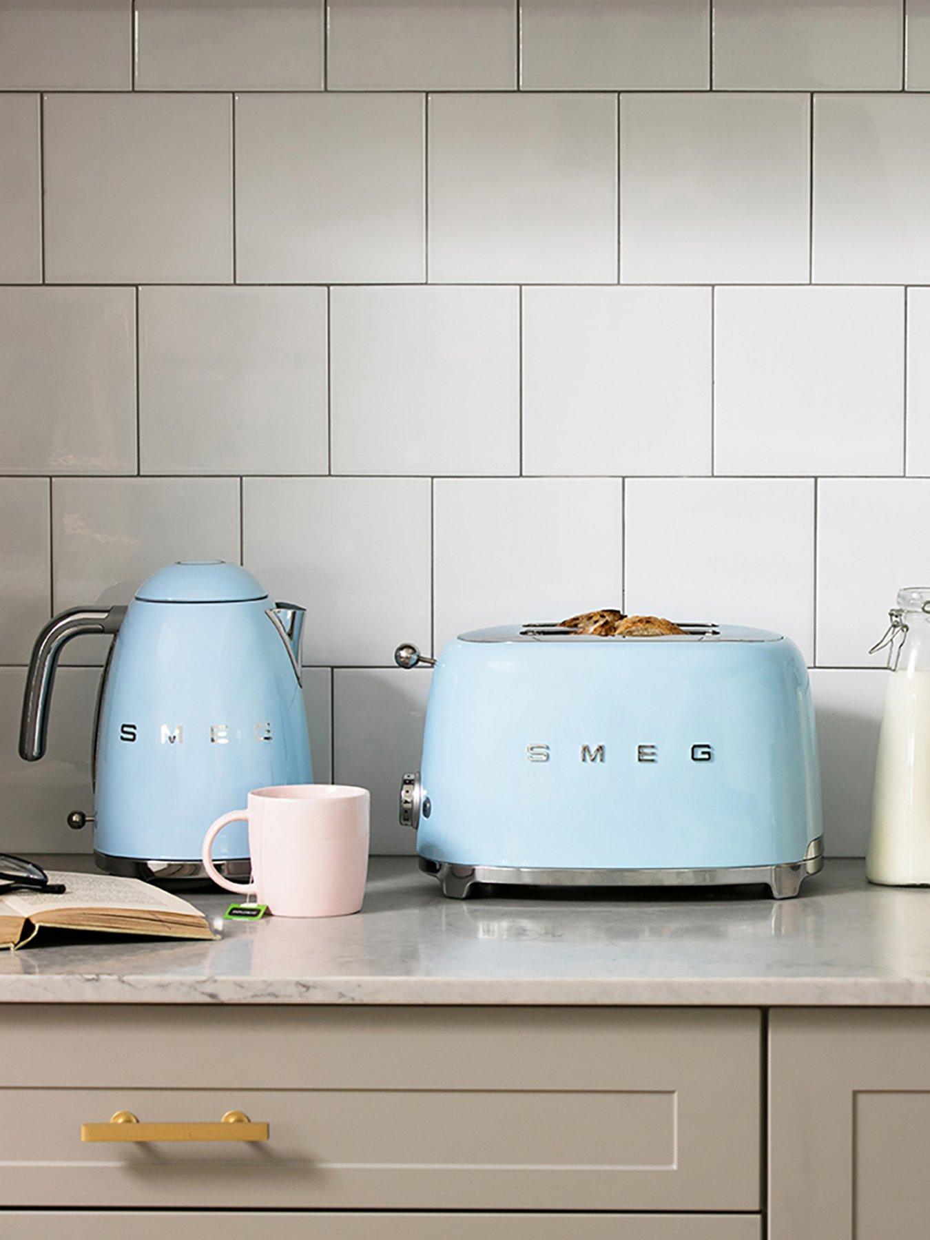 Image 5 of 6 of Smeg EEJB112 50s&nbsp;Retro Style Kettle and 2-Slice Toaster - Pastel Blue