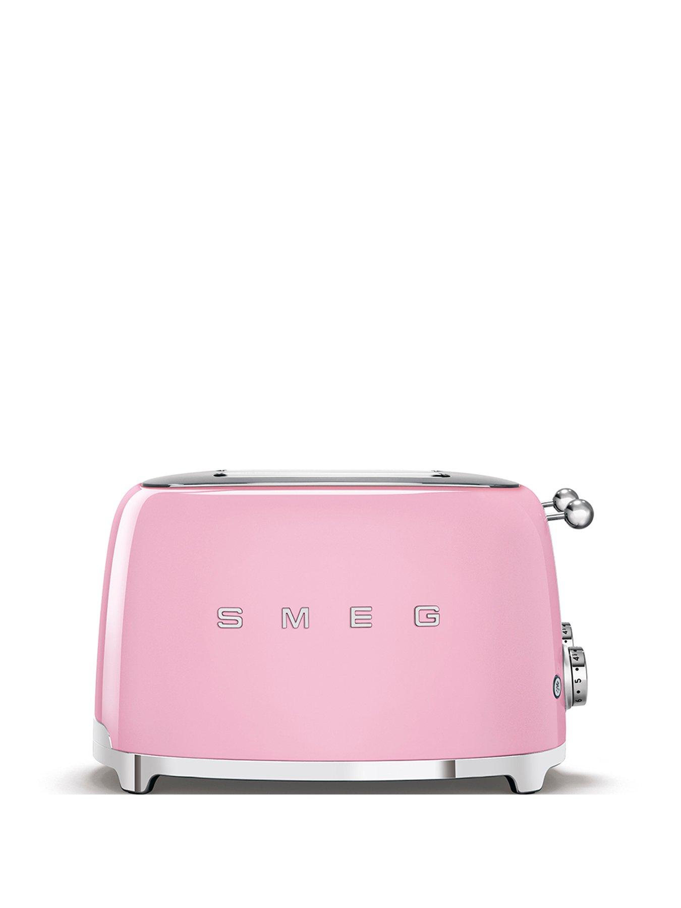 Image 3 of 6 of Smeg EEJB167 50s&nbsp;Retro Style Kettle and 4-Slice Toaster - Pastel Pink