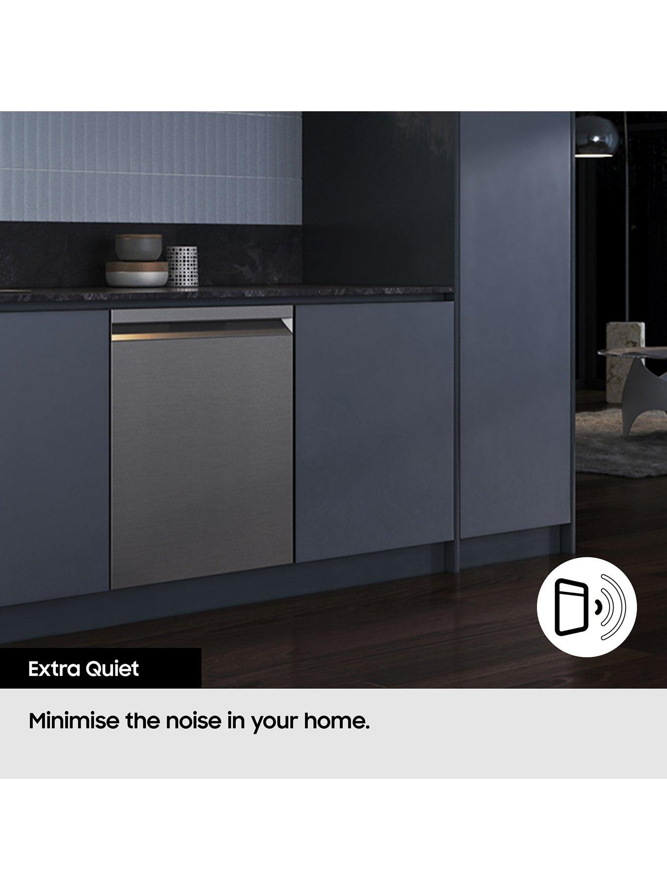 Image 5 of 8 of Samsung Series 6 DW60DG760FSLU4 Freestanding 60cm Dishwasher with Water Jet Clean &amp; Smart Things, 14 Place Settings - Dark Silver